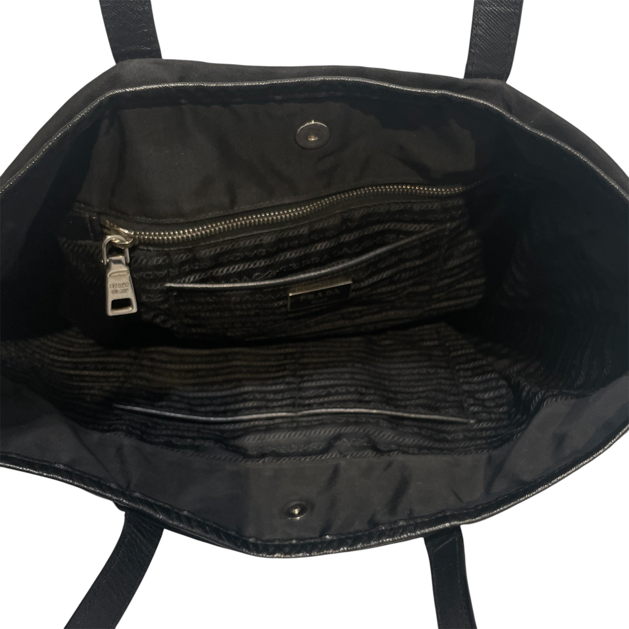 PRADA/Tote Bag/Nylon/BLK/Prada Robot Jacket view 4