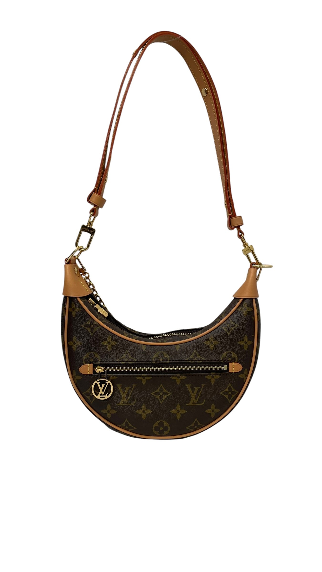 LOUIS VUITTON/Hand Bag/Monogram/Leather/BRW/LOOPING CHAIN view 2