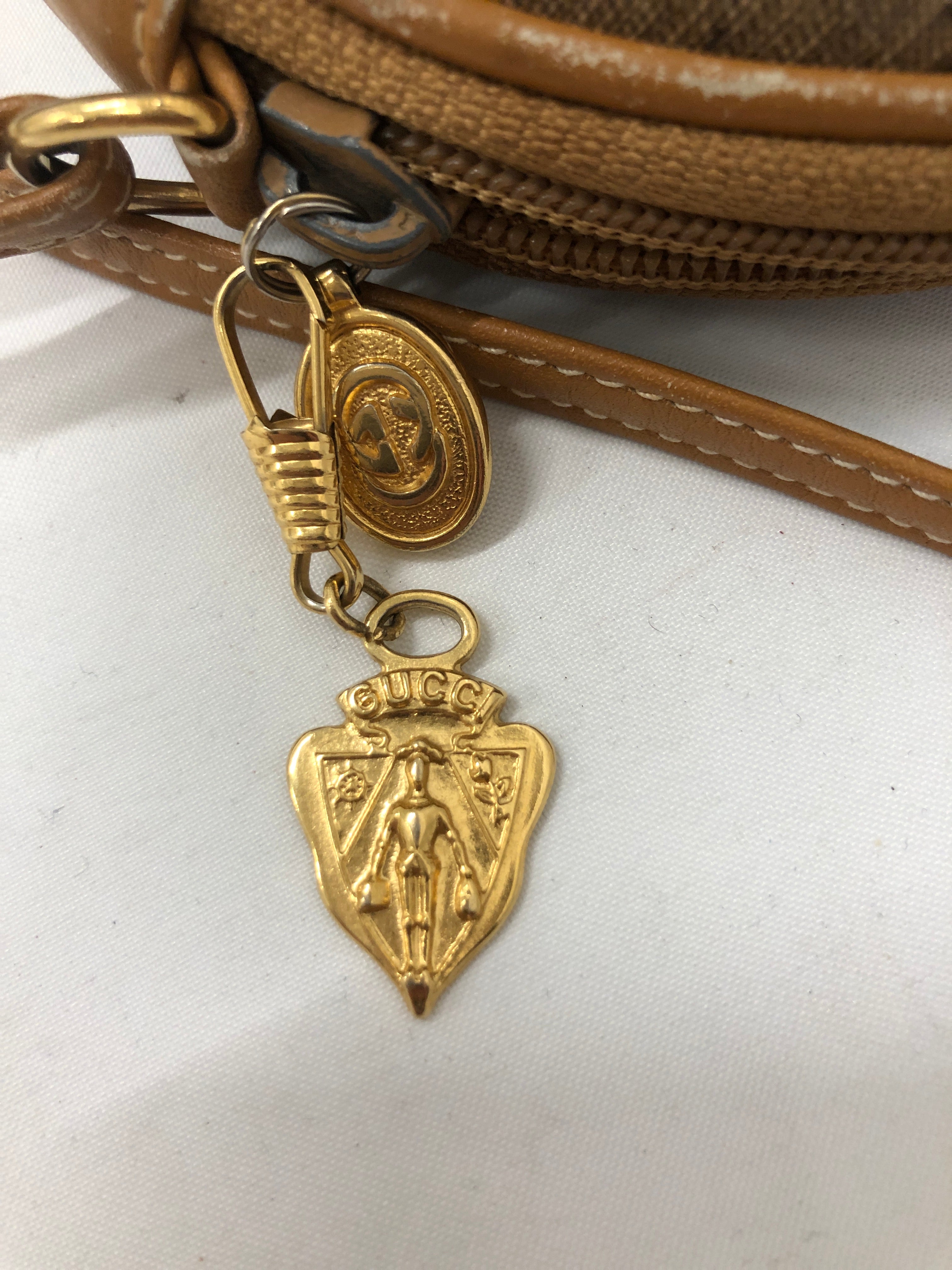 GUCCI/Cross Body Bag/Monogram/Leather/CML/GG Crossbody Circle Bag view 3