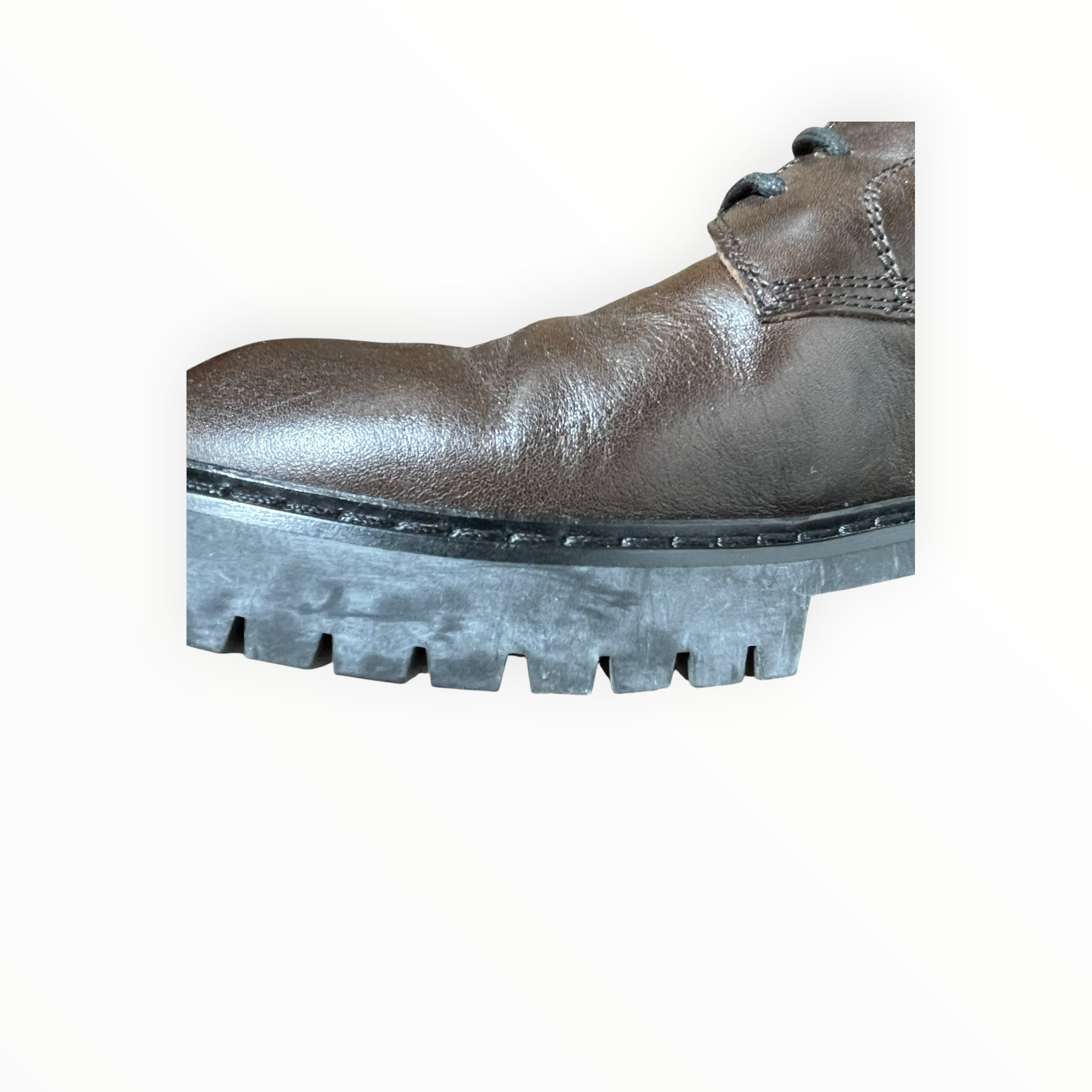 ANN DEMEULEMEESTER/Boots/EU 38/Leather/BRW/interior discoloration view 5