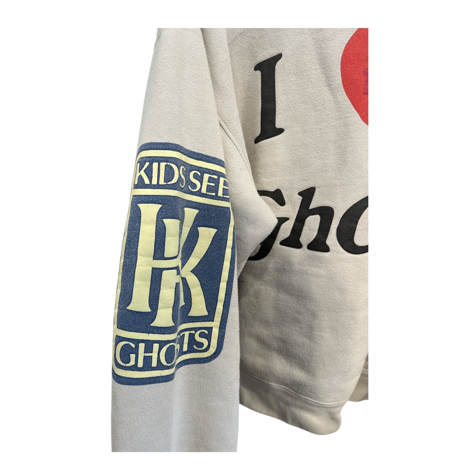 KIDS SEE GHOSTS/Sweater/L/Cotton/BEG/I FEEL GHOSTS view 3