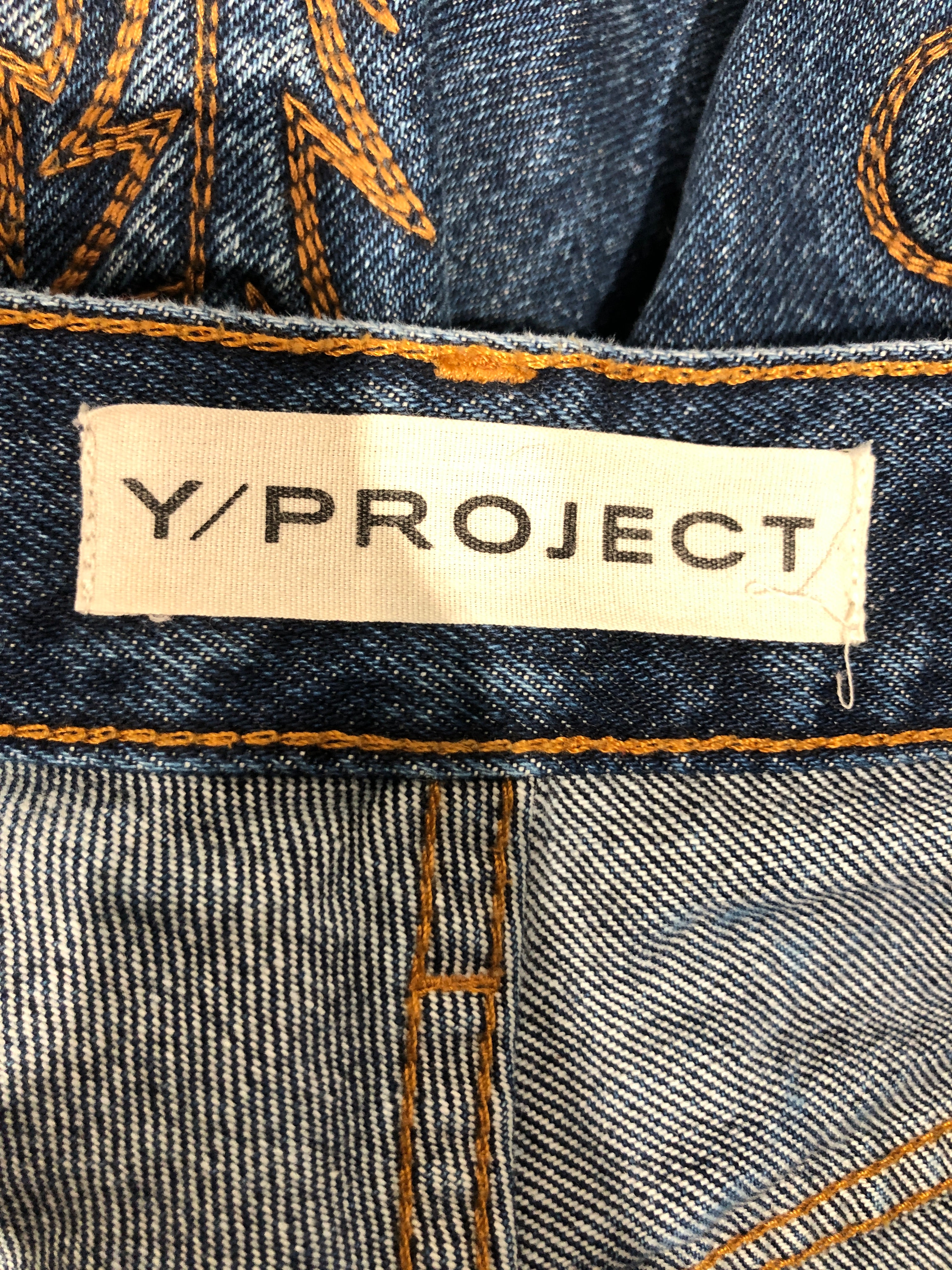 Y/PROJECT/Pants/30/Denim/NVY/Removeable Cowboy Cuff view 3