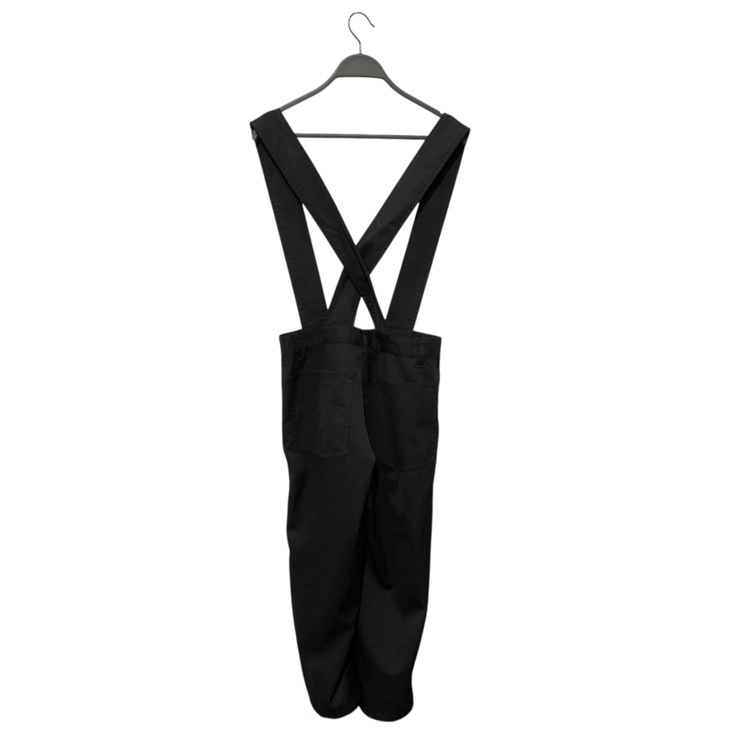 COMME des GARCONS GIRL/Overall/XS/Wool/BLK/Gabardine Pinafore Overalls view 2