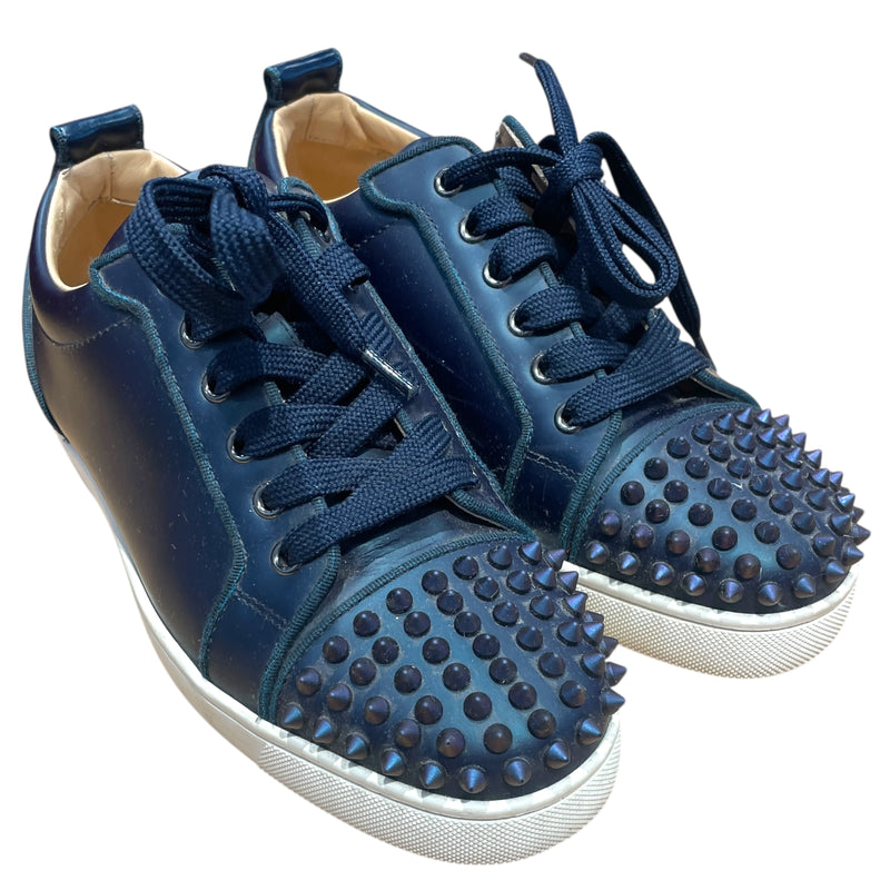 Christian Louboutin/Low-Sneakers/EU 39/Leather/BLK/Louis Junior Spikes