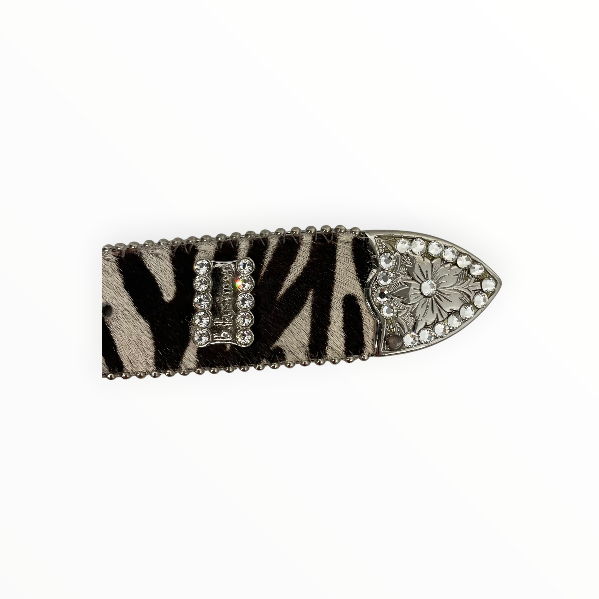 b.b.simon/Belt/Animal Pattern/Fake Fur/SLV/L's/zebra view 3