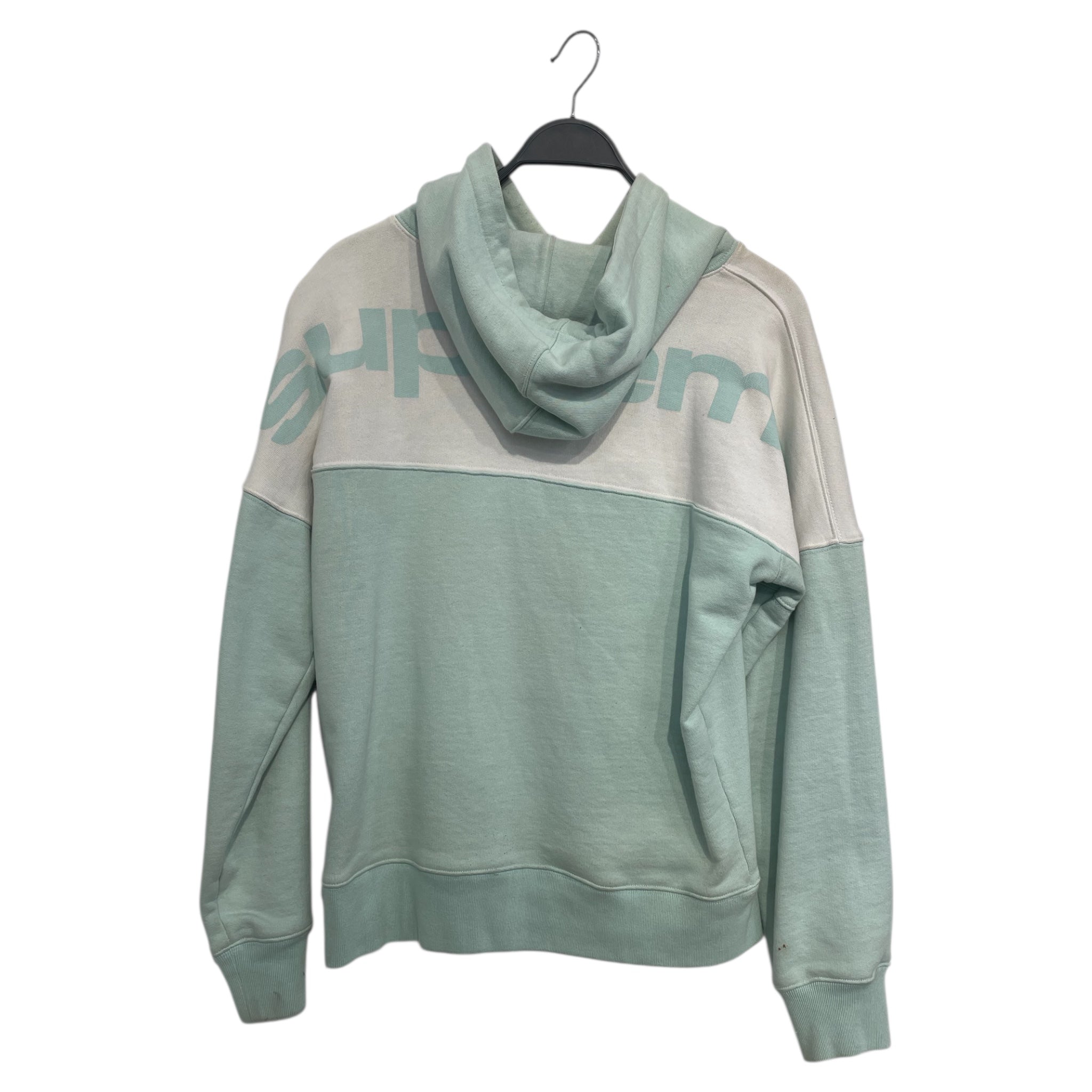 Supreme/Hoodie/M/Cotton/IDG/Ice Blue Blocked Hoodie view 2