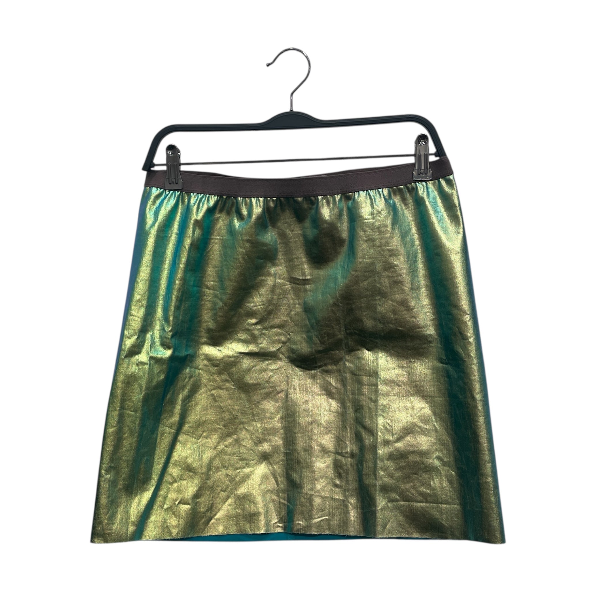 Rick Owens/Skirt/10/Polyester/GRN/IRIDESCENT SKIRT view 1