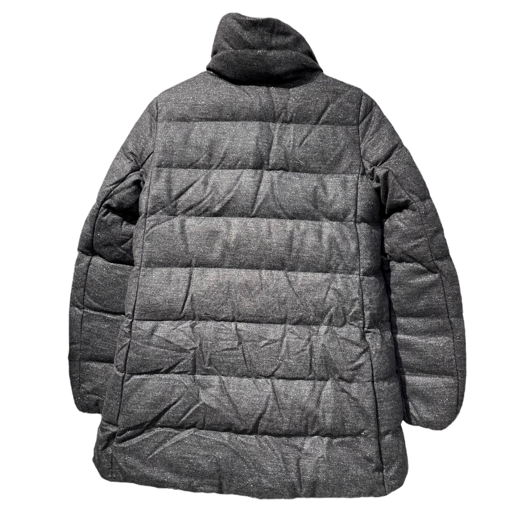 MONCLER/Puffer Jkt/2/Glitter/GRY/glitter puffer view 2