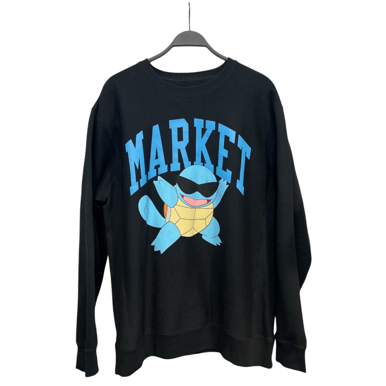 market/Sweatshirt/XL/Cotton/BLK/market x pokemon squirtle view 1