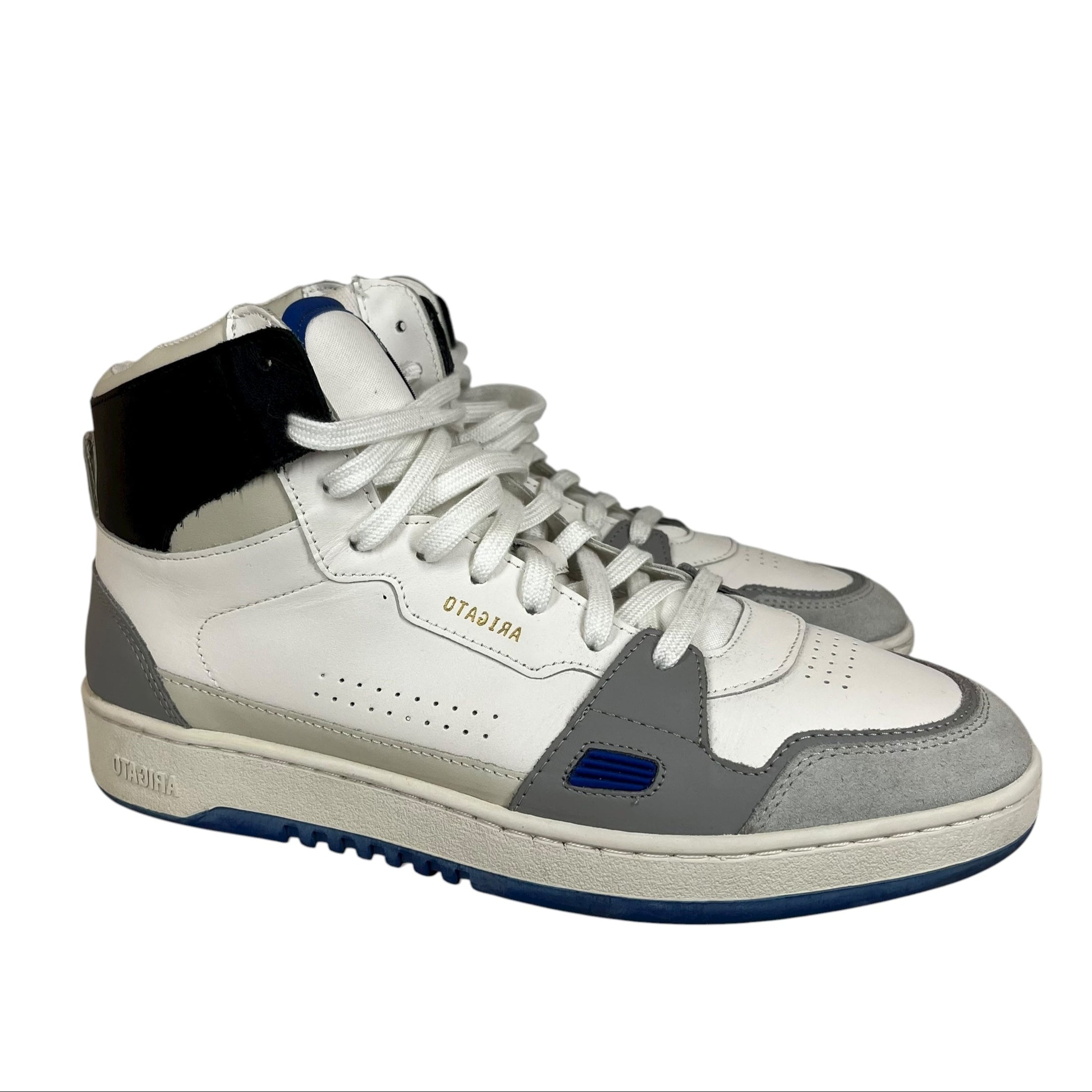 Axel Arigato/Hi-Sneakers/US 10/Leather/WHT/KLEIN BLUE view 1