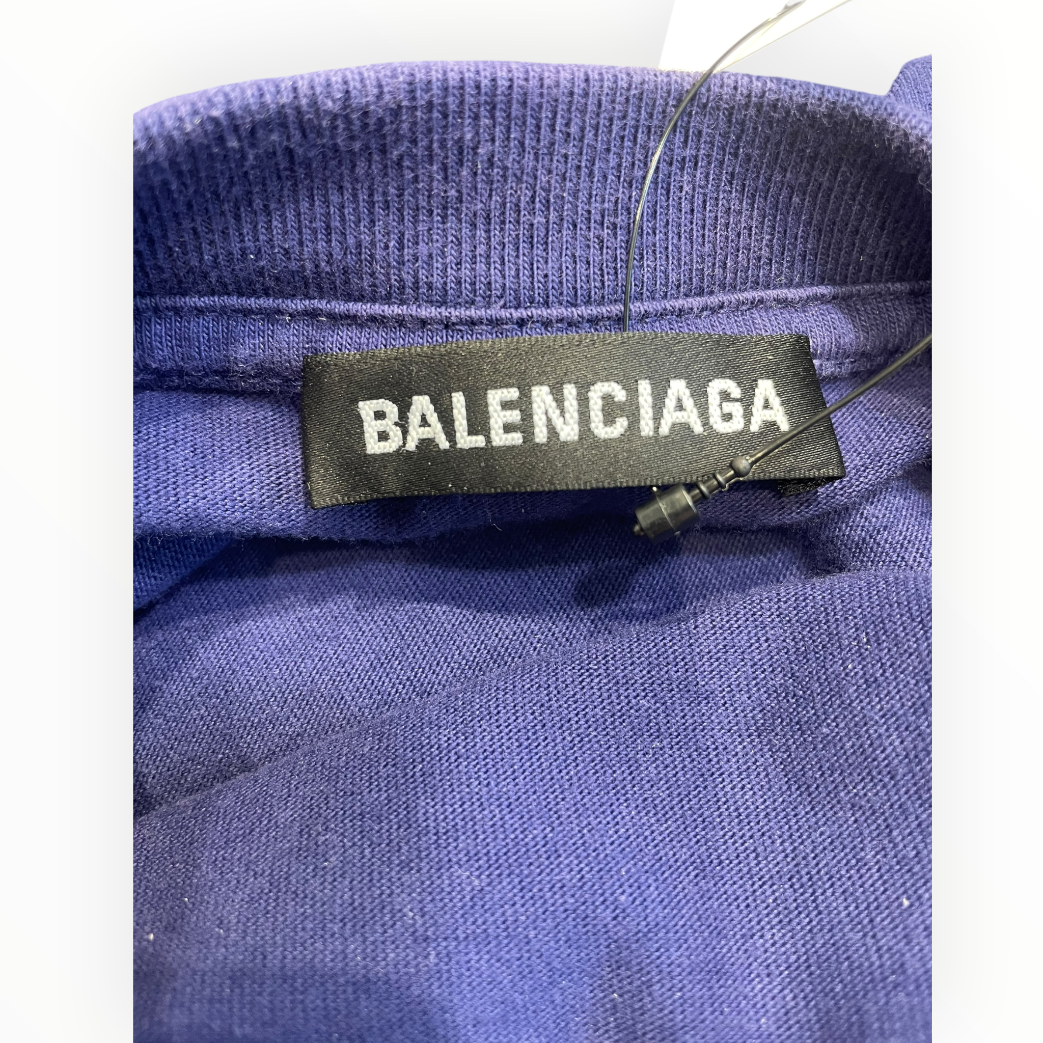 BALENCIAGA/T-Shirt/LL/Cotton/BLU/LOGO CAMPAIGN TEE view 3