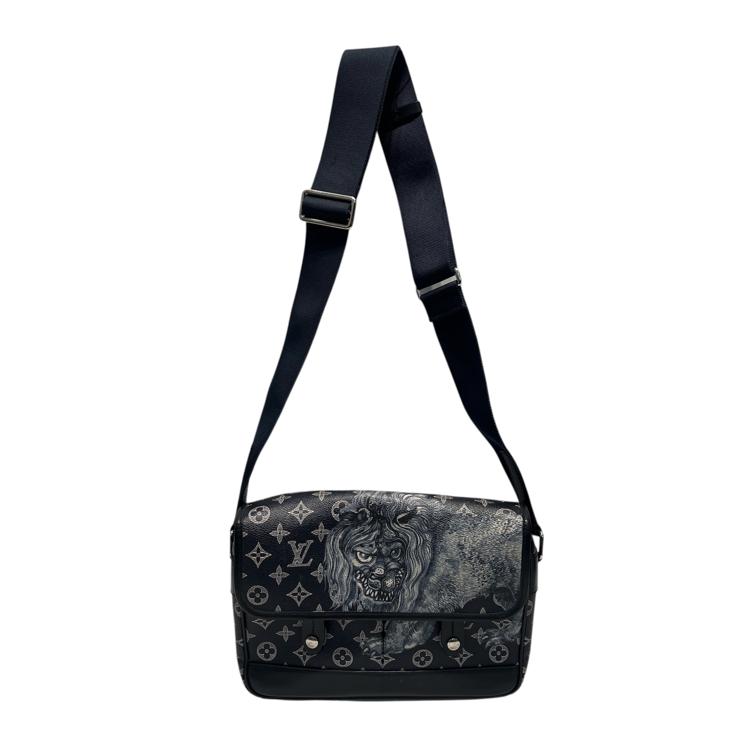 LOUIS VUITTON/Cross Body Bag/Monogram/Leather/NVY/CHAPMAN BROTHERS SAVANE view 1