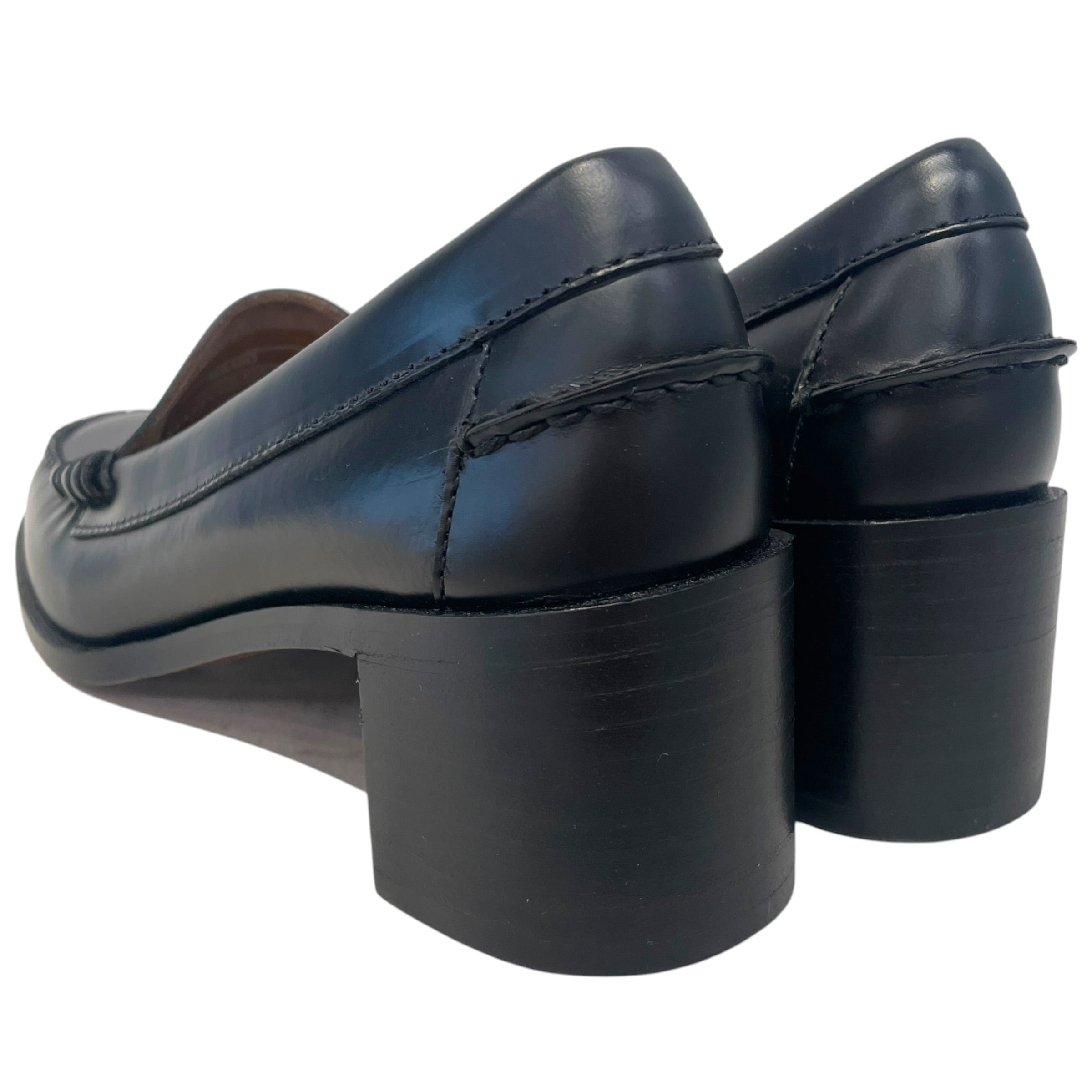 SEBAGO/Loafers/US 7.5/Leather/BLK/Block Heel Loafer view 2