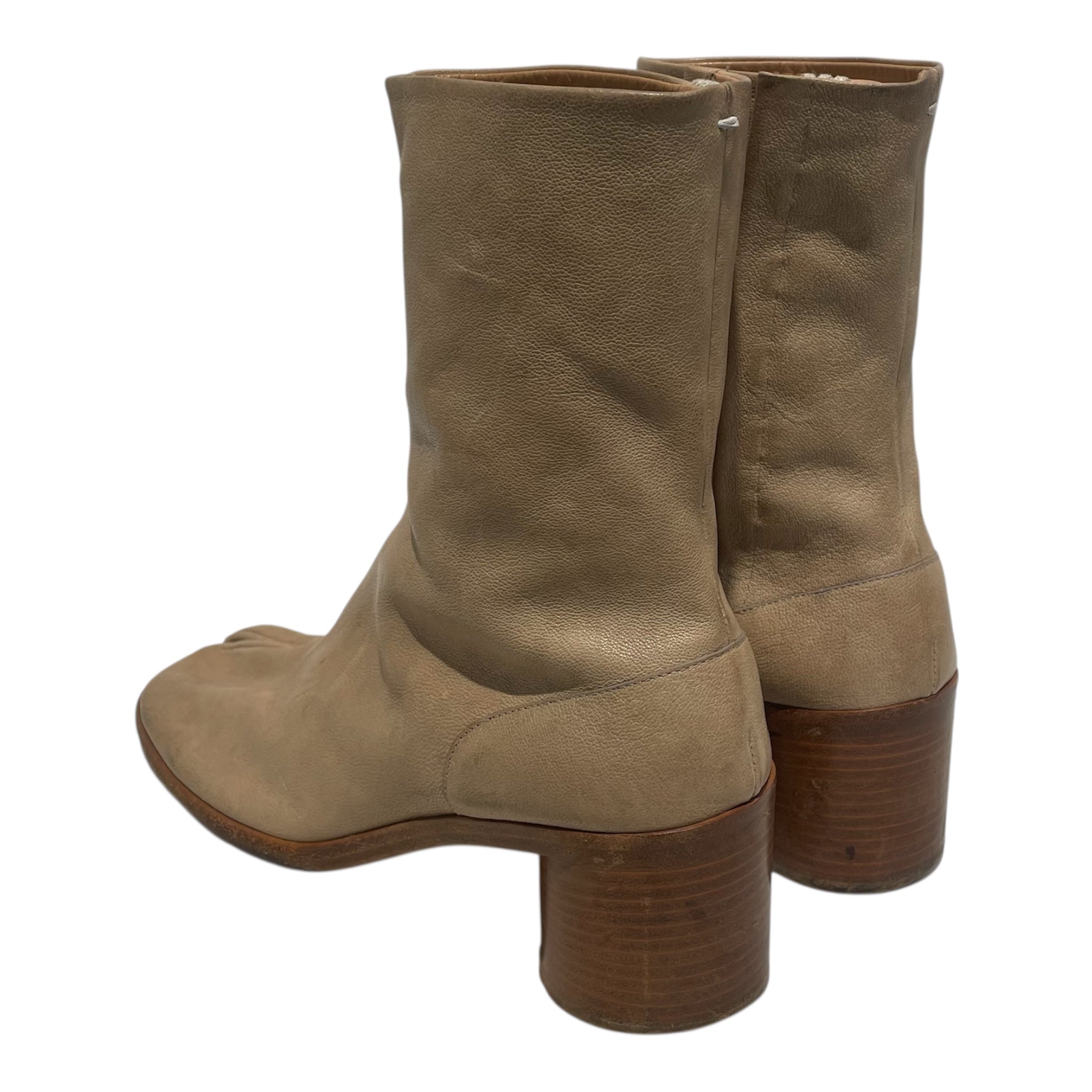Maison Margiela/Boots/EU 43/Leather/BEG/Tabi Boot view 2
