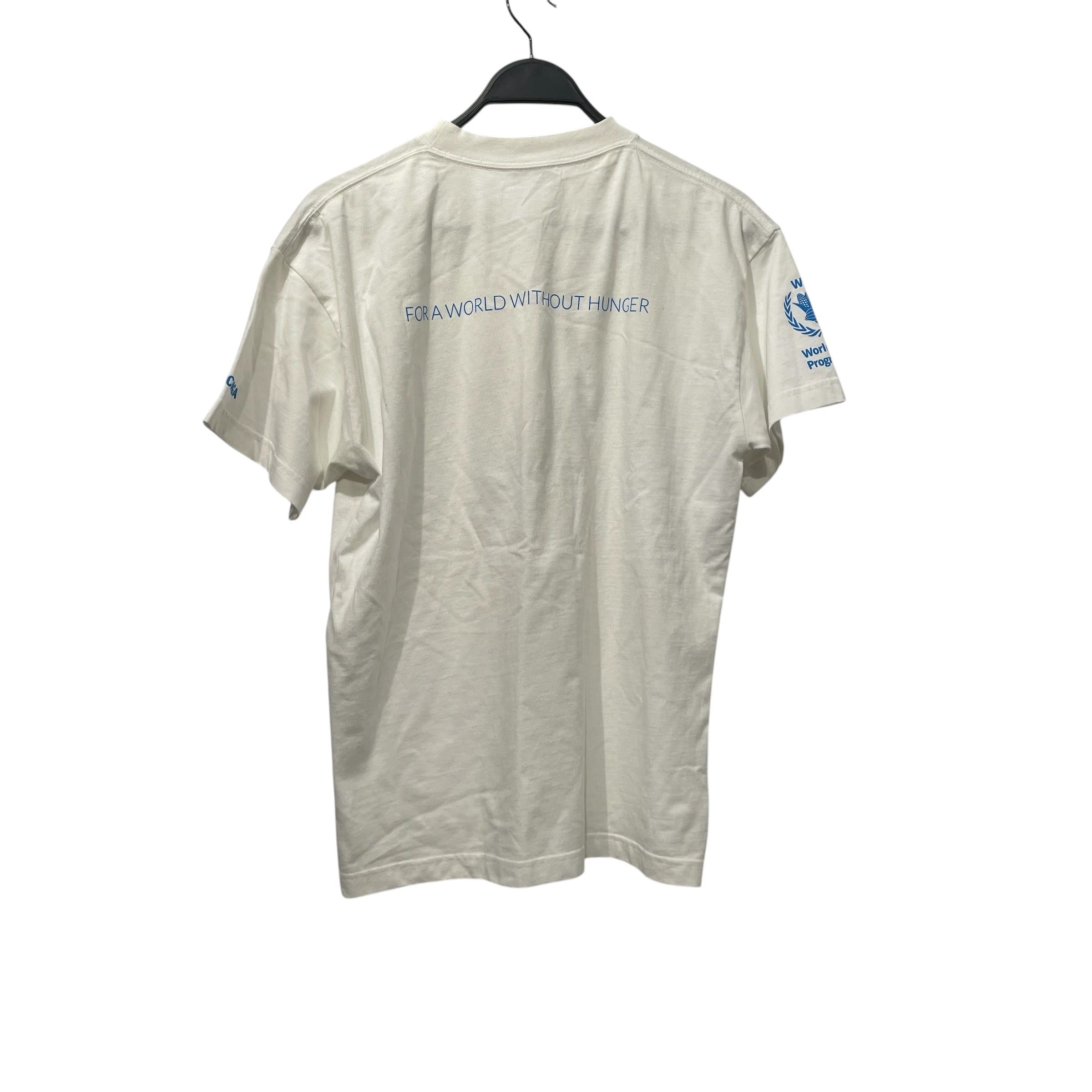 BALENCIAGA/T-Shirt/S/Cotton/WHT/2022 BLUE PRINT WFP view 2