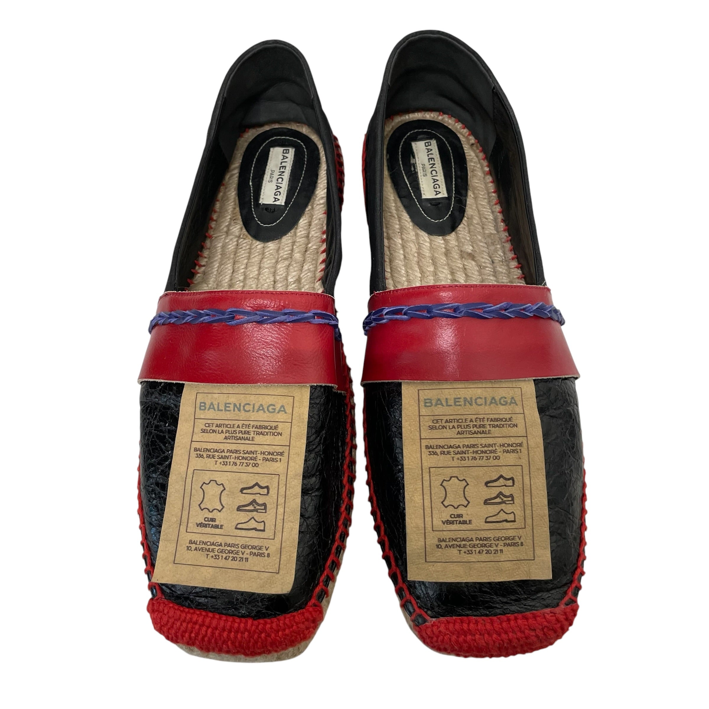 BALENCIAGA/Espadrilles/EU 41/Leather/BLK/ view 3