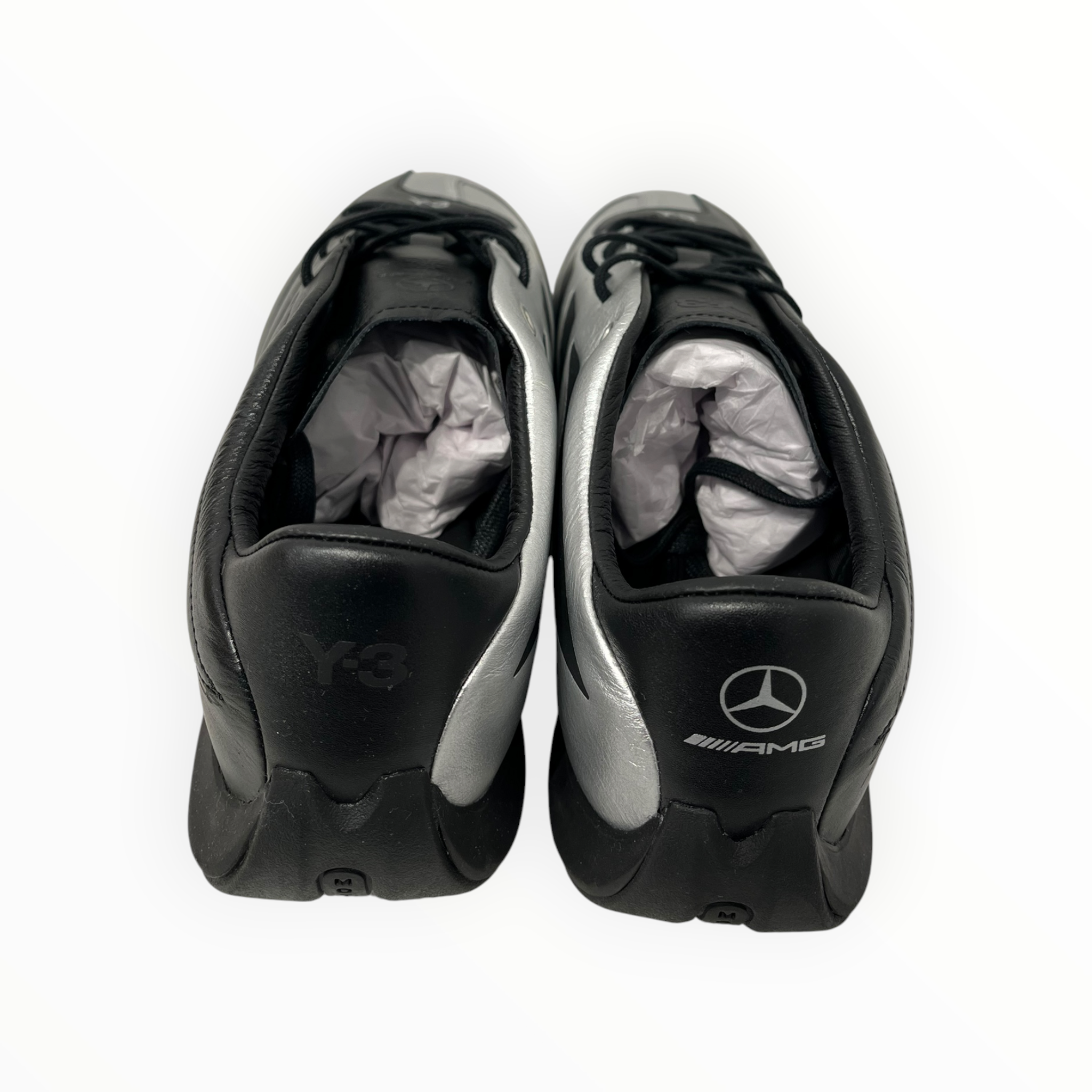 Y-3/Low-Sneakers/US 10.5/Leather/BLK/KK1824 FEROZA MER LO 10.5 view 4