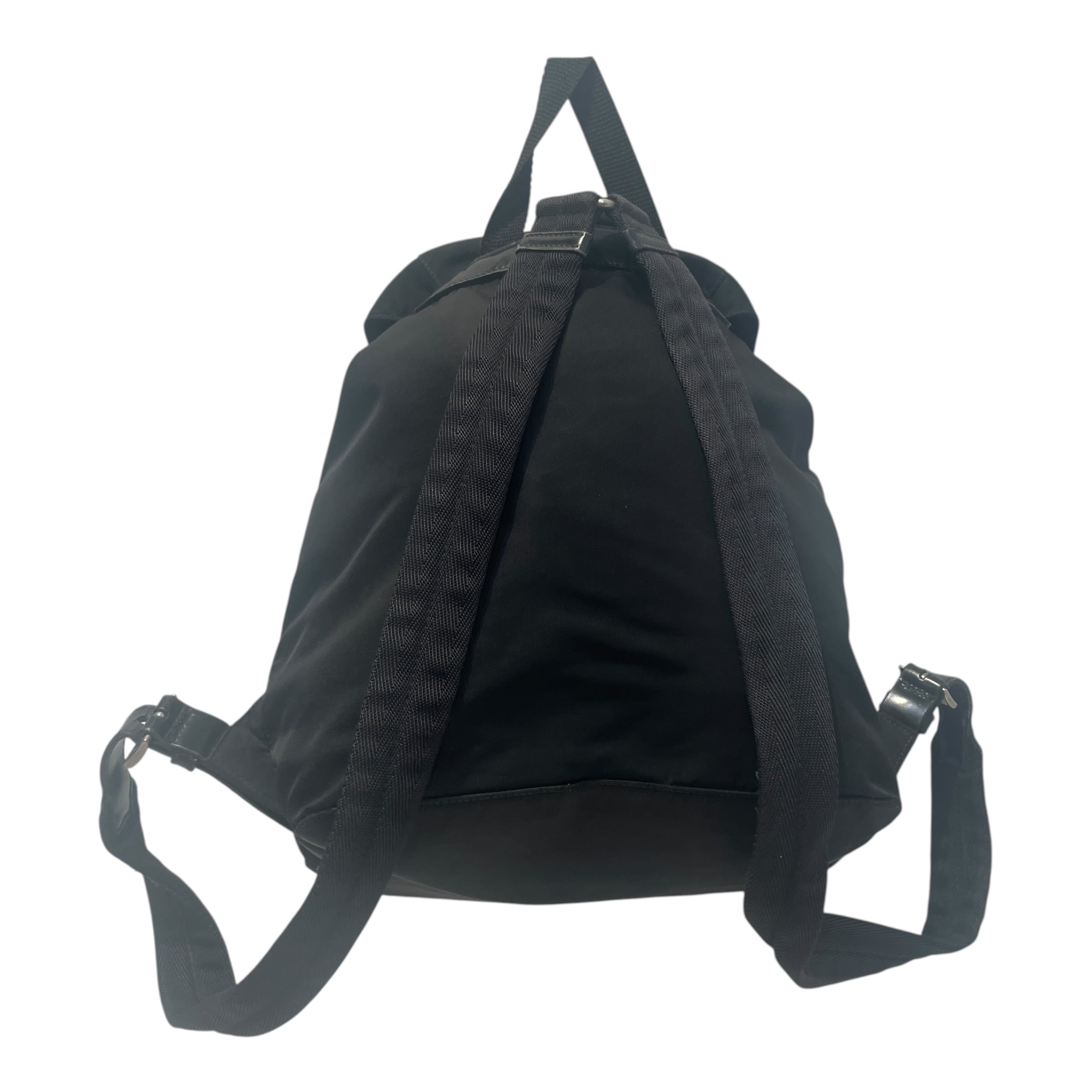 PRADA/Backpack/Nylon/BLK/Drawstring Backpack view 4
