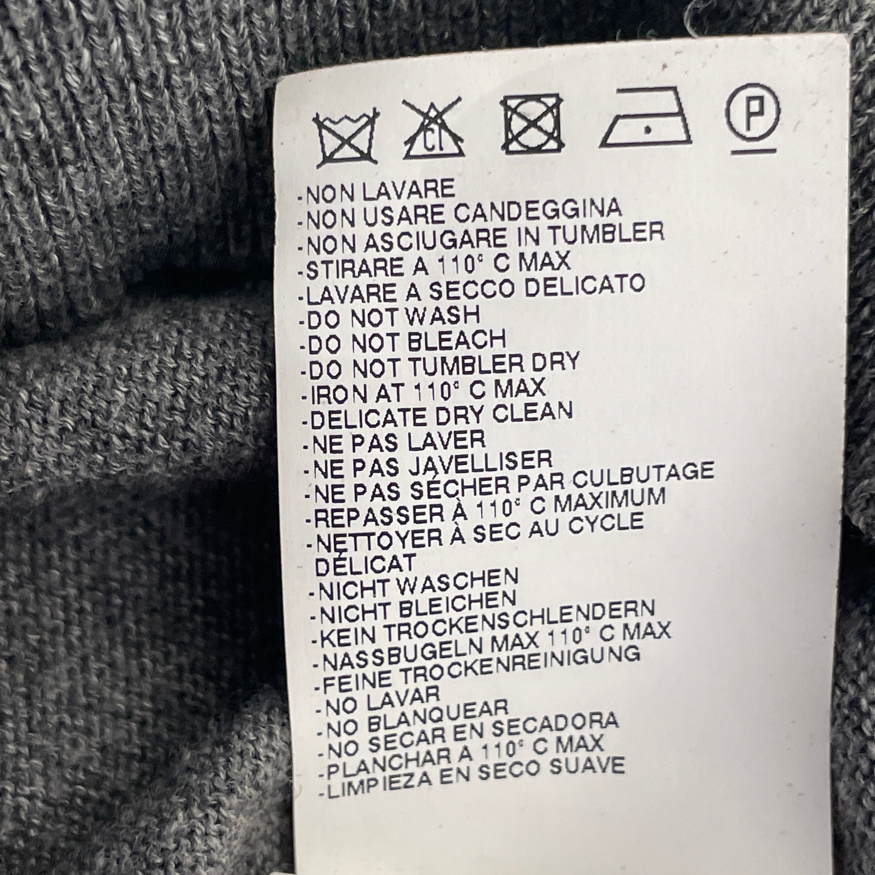 Maison Margiela/Sweater/S/Wool/GRY/ view 3
