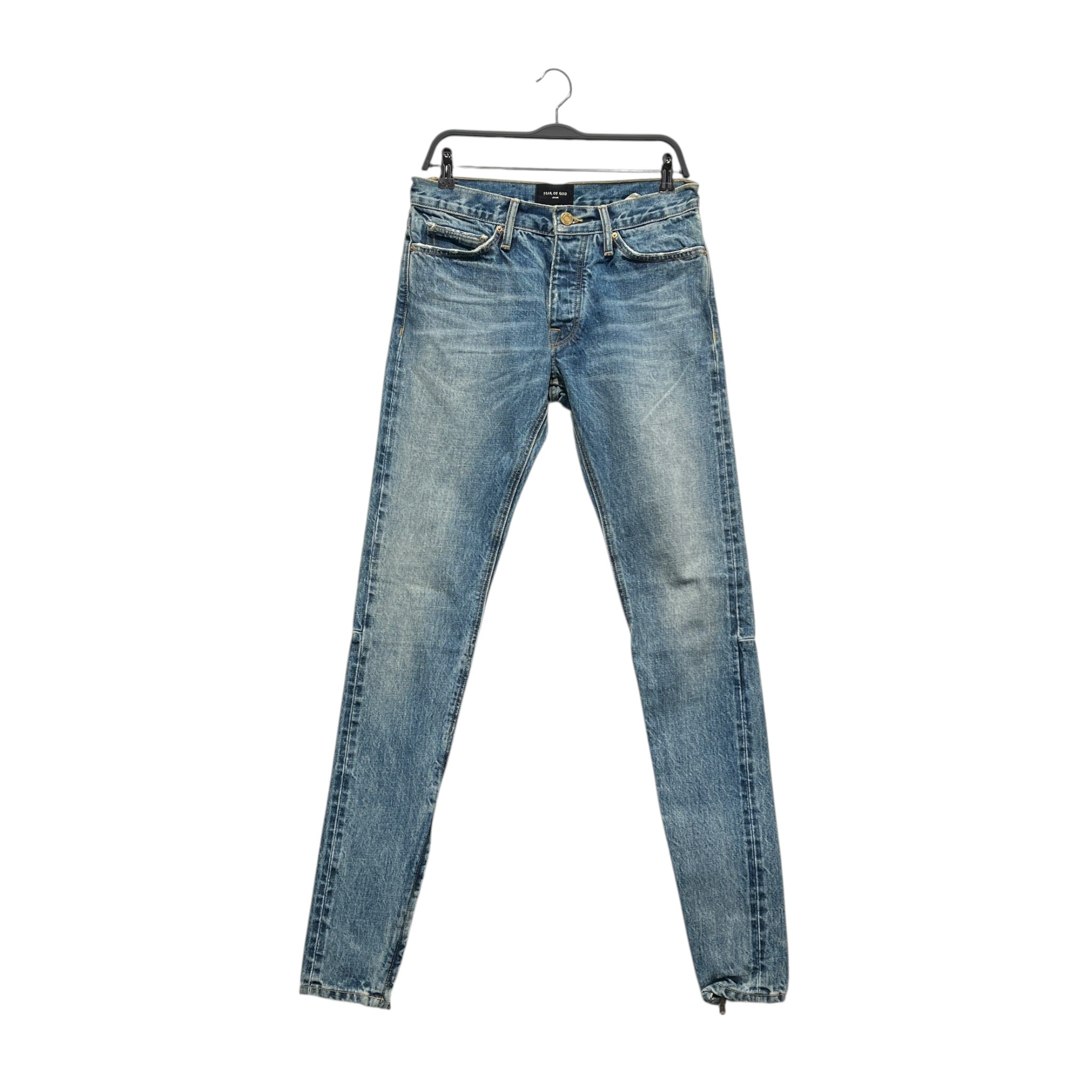 FEAR OF GOD/Pants/30/Denim/BLU/DARK WASH ZIPPERS ON ANKLES view 1