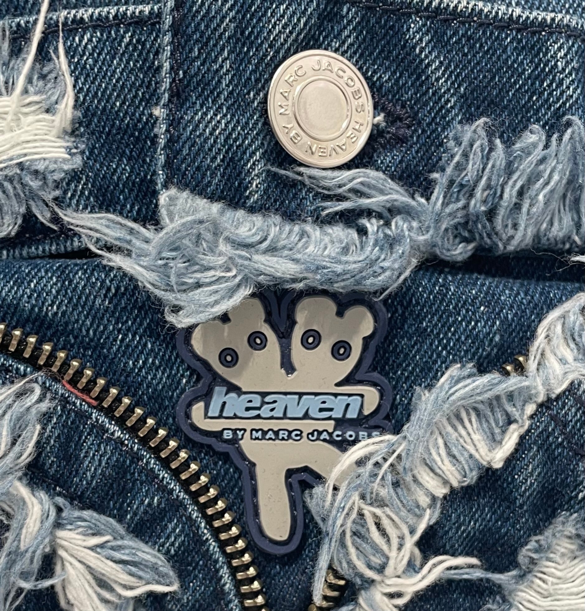 Heaven By Marc Jacobs/Hand Bag/OS/Denim/BLU/DISTRESSED DENIM HANDBAG view 5