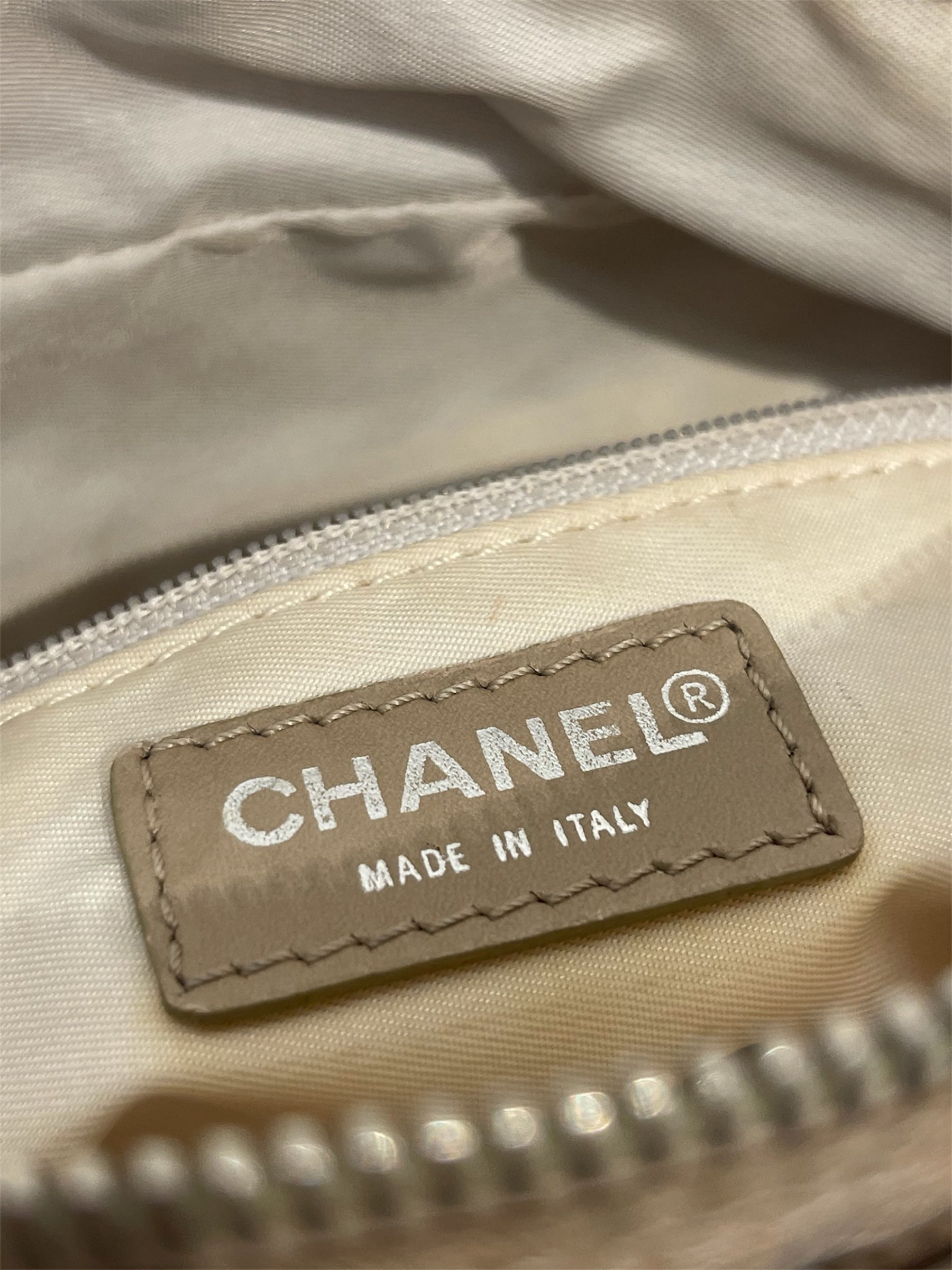 CHANEL/Hand Bag/Monogram/Nylon/CRM/CHANEL GRID MONO 7807995 view 6