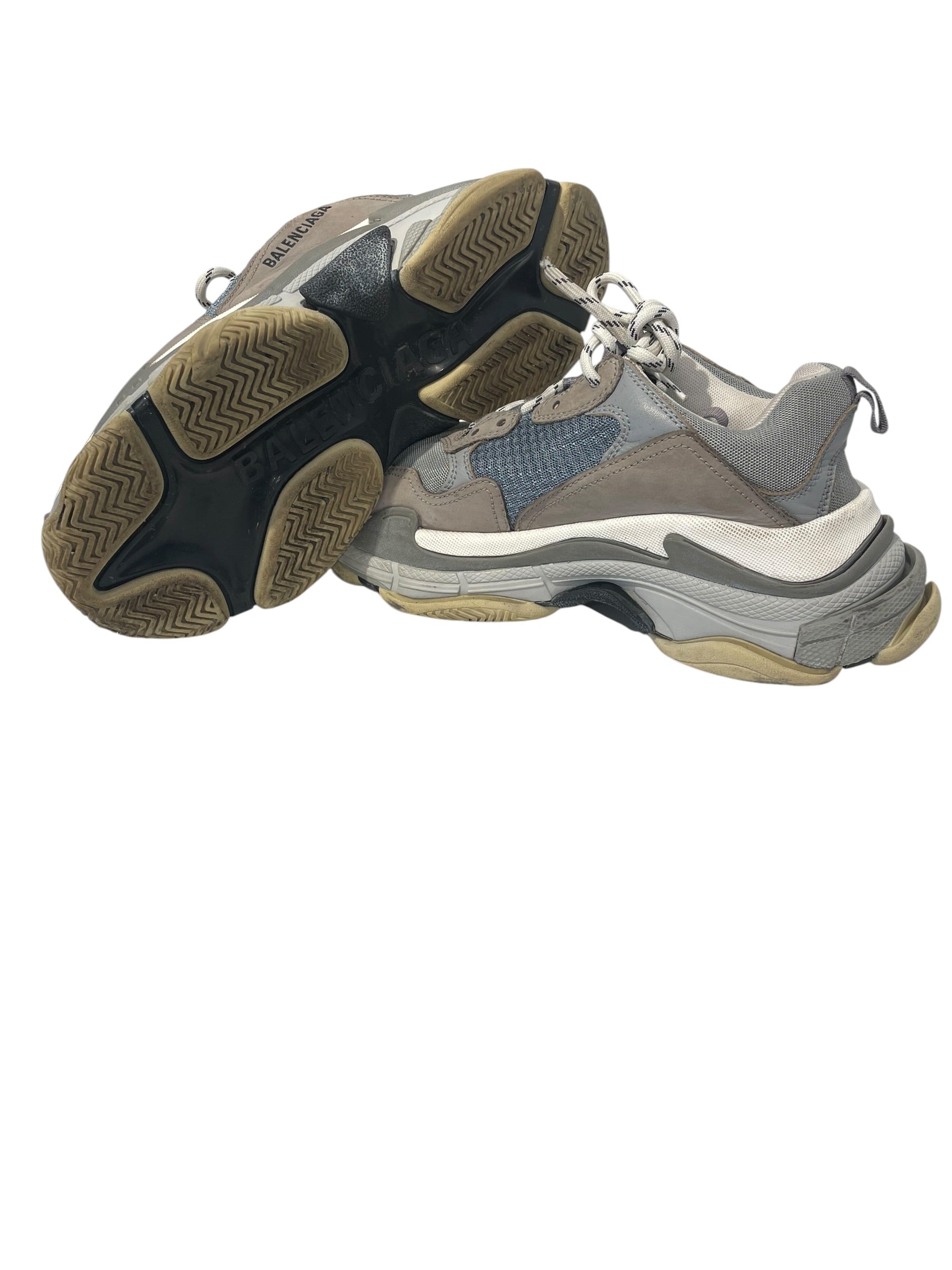 BALENCIAGA/Low-Sneakers/US 7/Cotton/IDG/ view 2