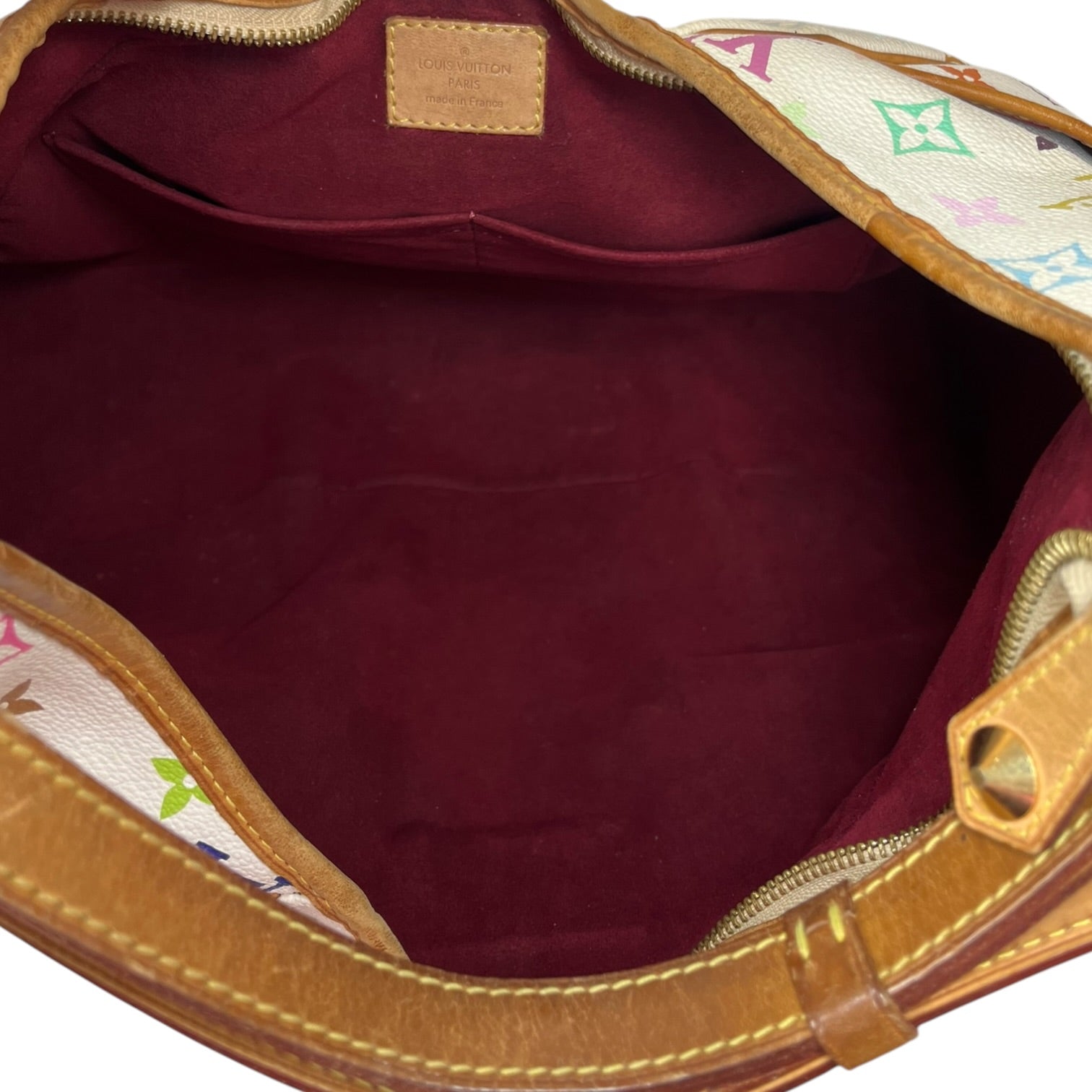 LOUIS VUITTON/Luggage/Monogram/Leather/WHT/STUDDED CHRISSIE view 5