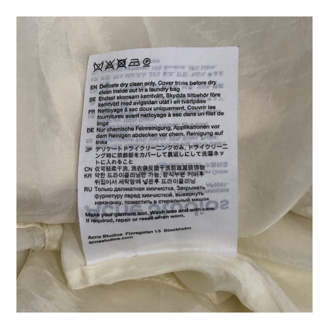 Acne Studios/Long Skirt/36/Cotton/YEL/ view 4