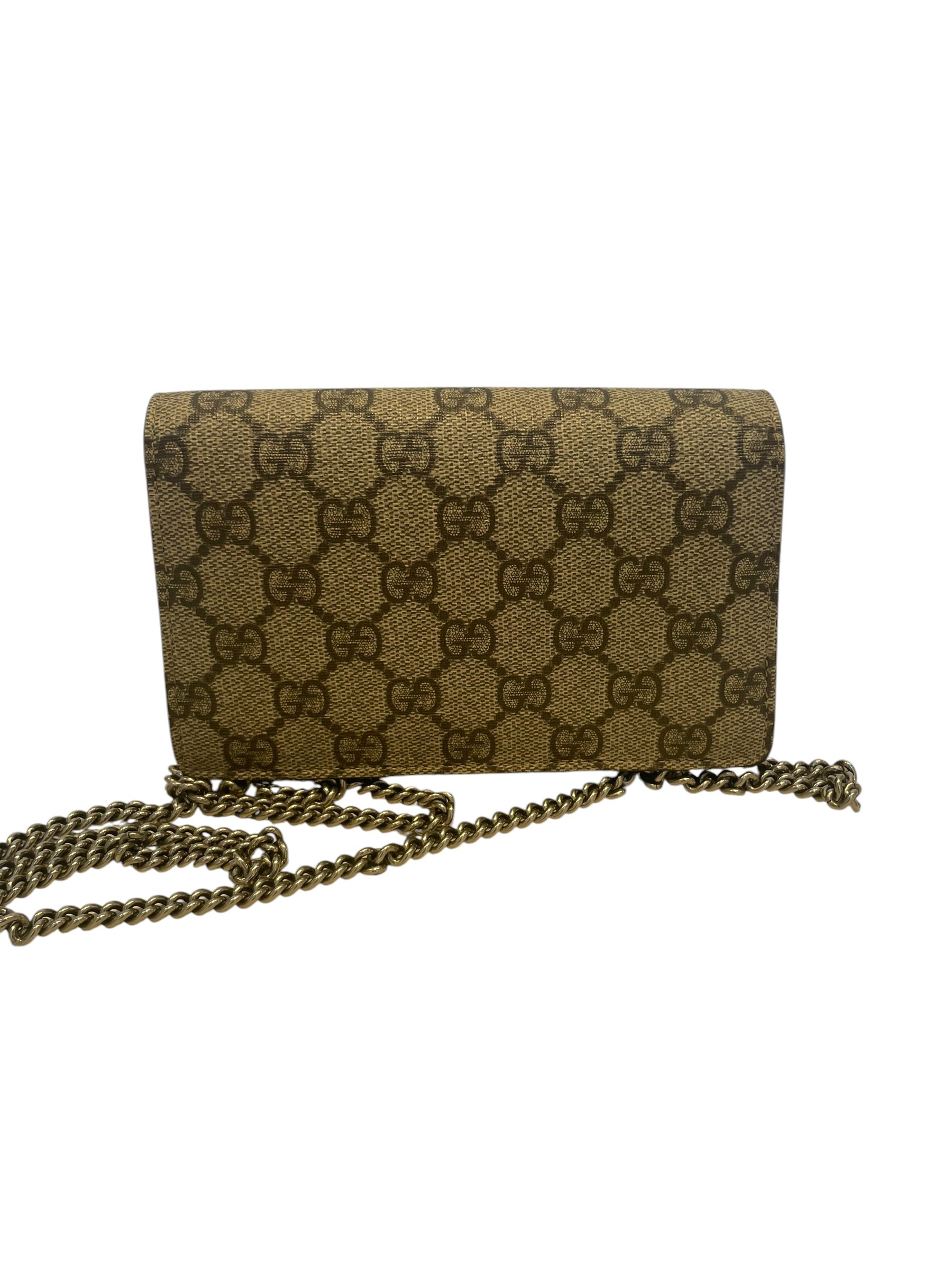 GUCCI/Cross Body Bag/Monogram/KHK/sil hardware/snakes front view 2