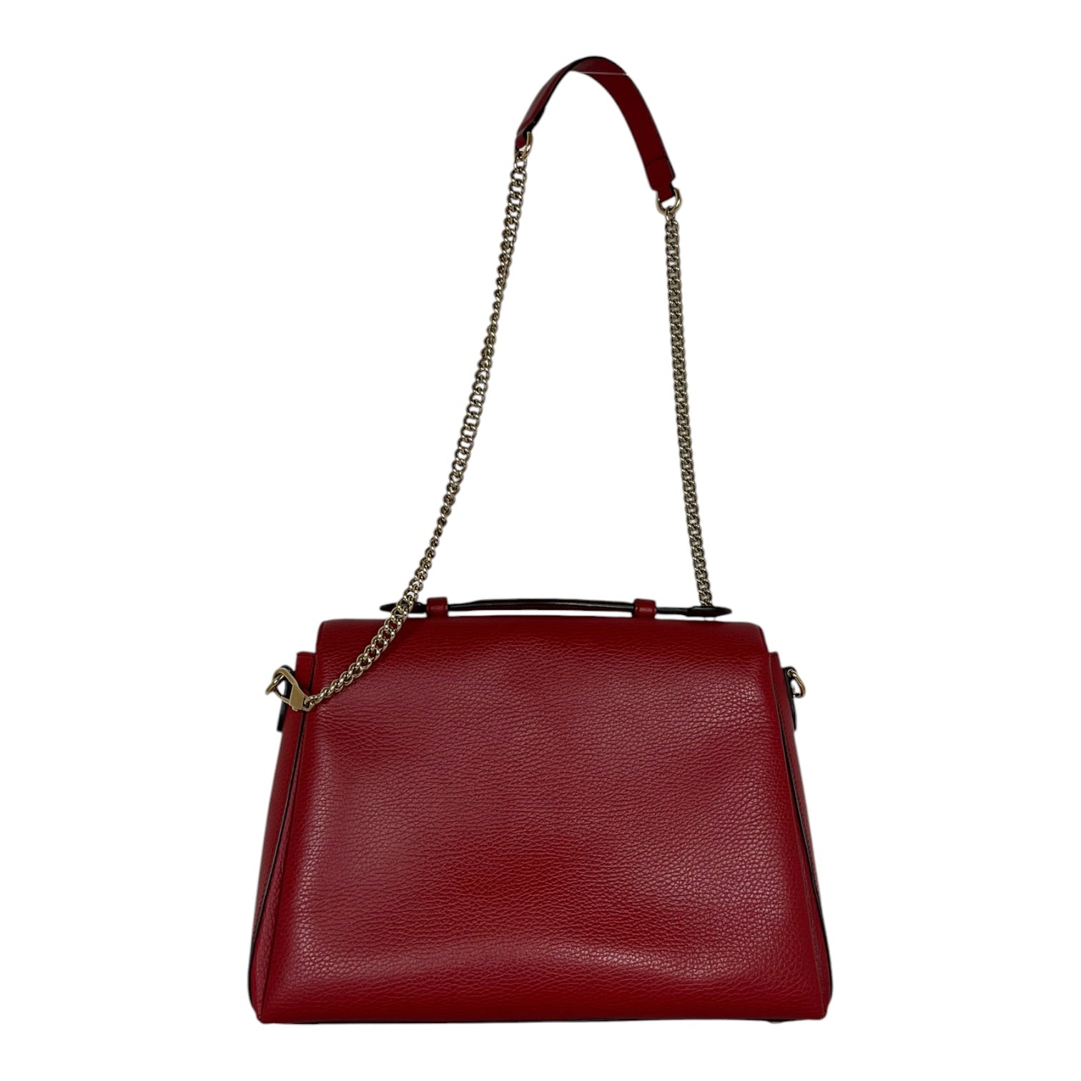 GUCCI/Hand Bag/Leather/RED/Dollar Interlock GG Handbag view 2