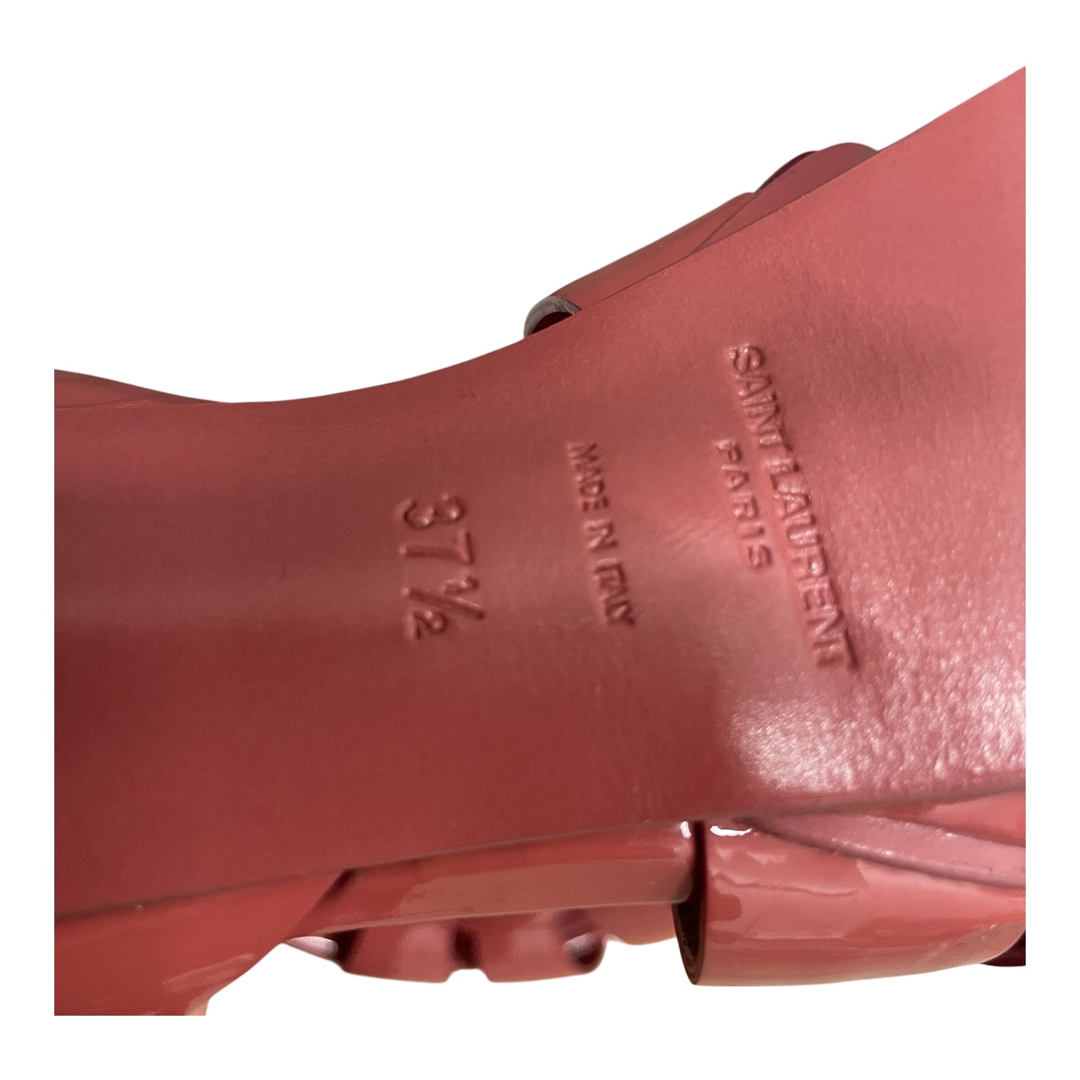 YVES SAINT LAURENT/Heels/EU 37.5/Leather/PNK/YVES SAINT LAURENT view 6