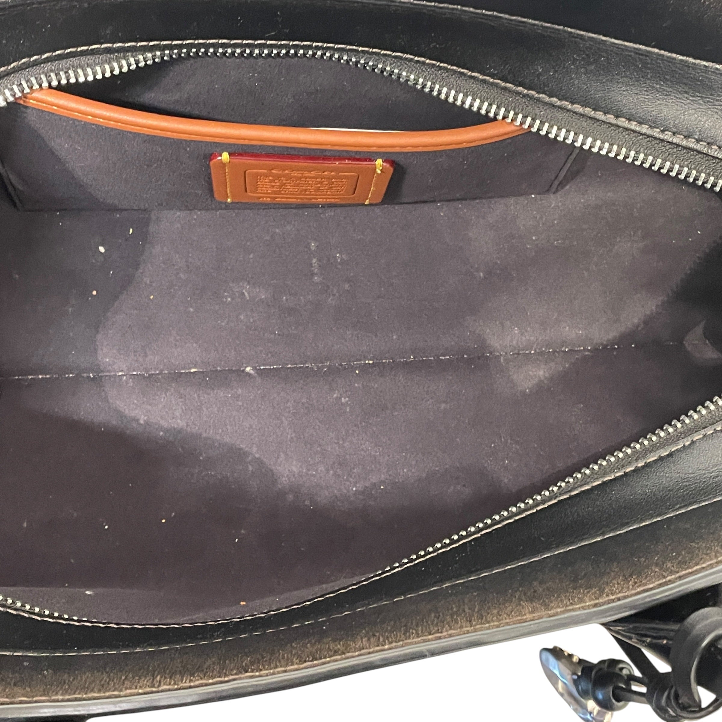 COACH/Bag/Leather/BLK/EMPIRE 34 LOVED IN LEATHER view 4