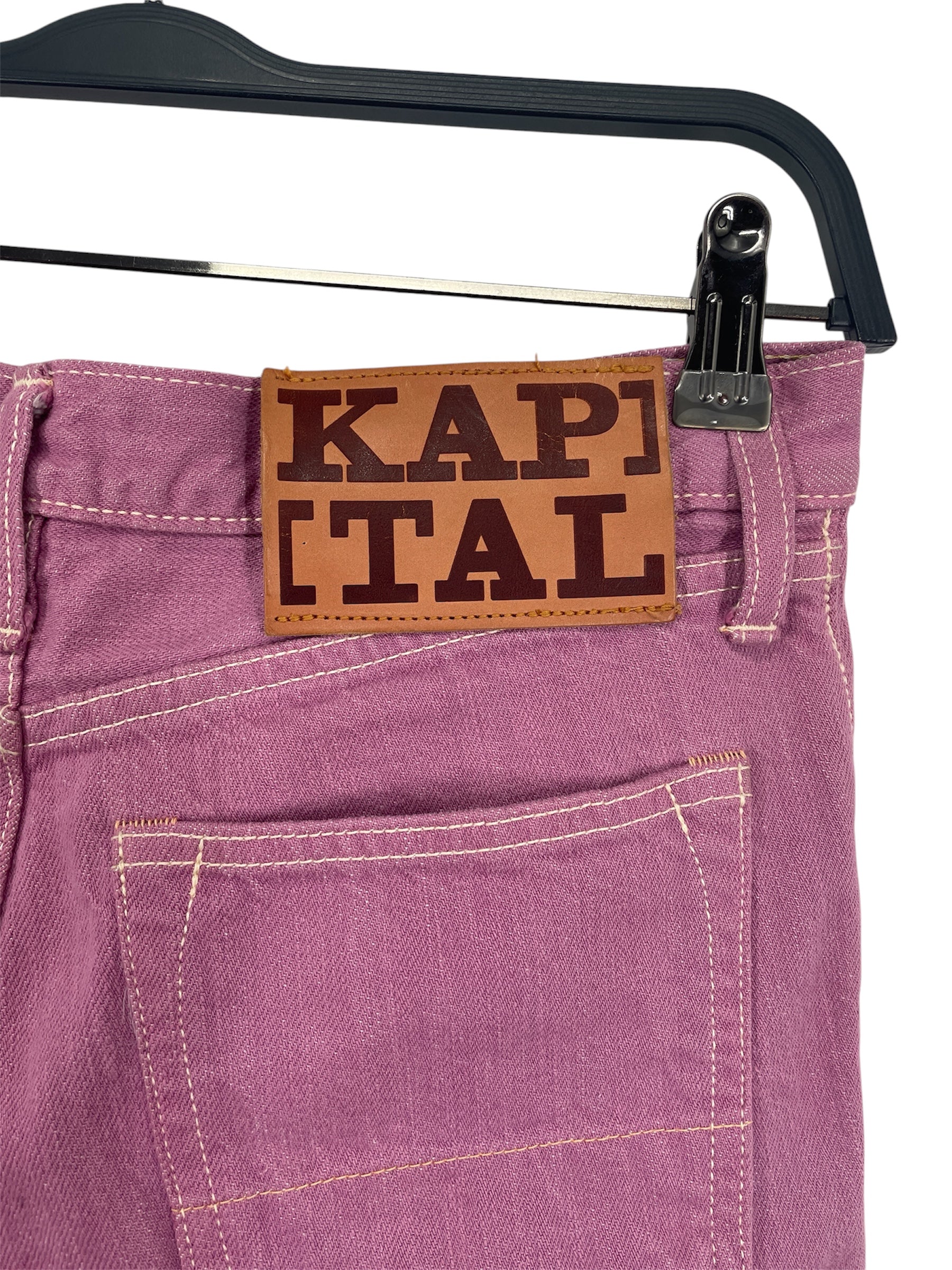 KAPITAL/Pants/28/Cotton/PNK/DISTRESSED CUFFK1408LP19 view 4