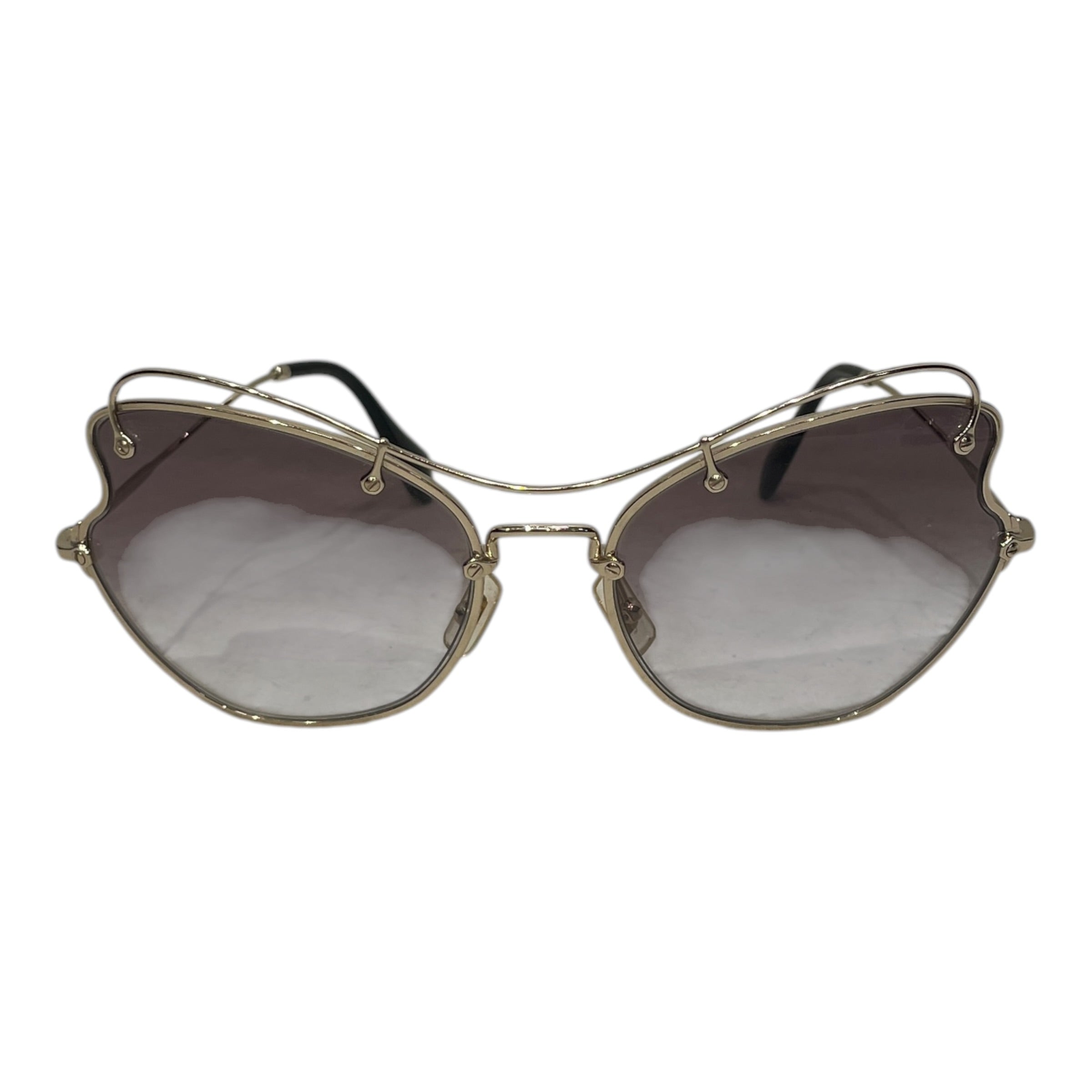 MIU MIU/Sunglasses/Titanium/GLD/SMU 56R view 1