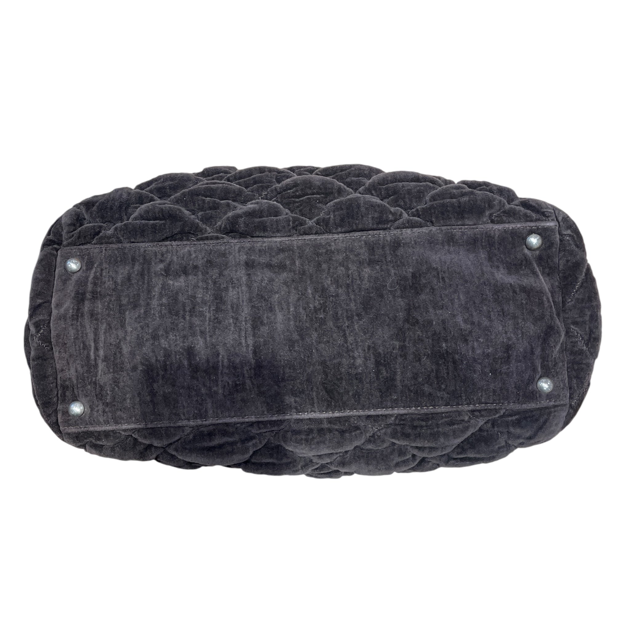 CHANEL/Bag/Velour/BRW/BUBBLE QULT BOWLER BAG view 3