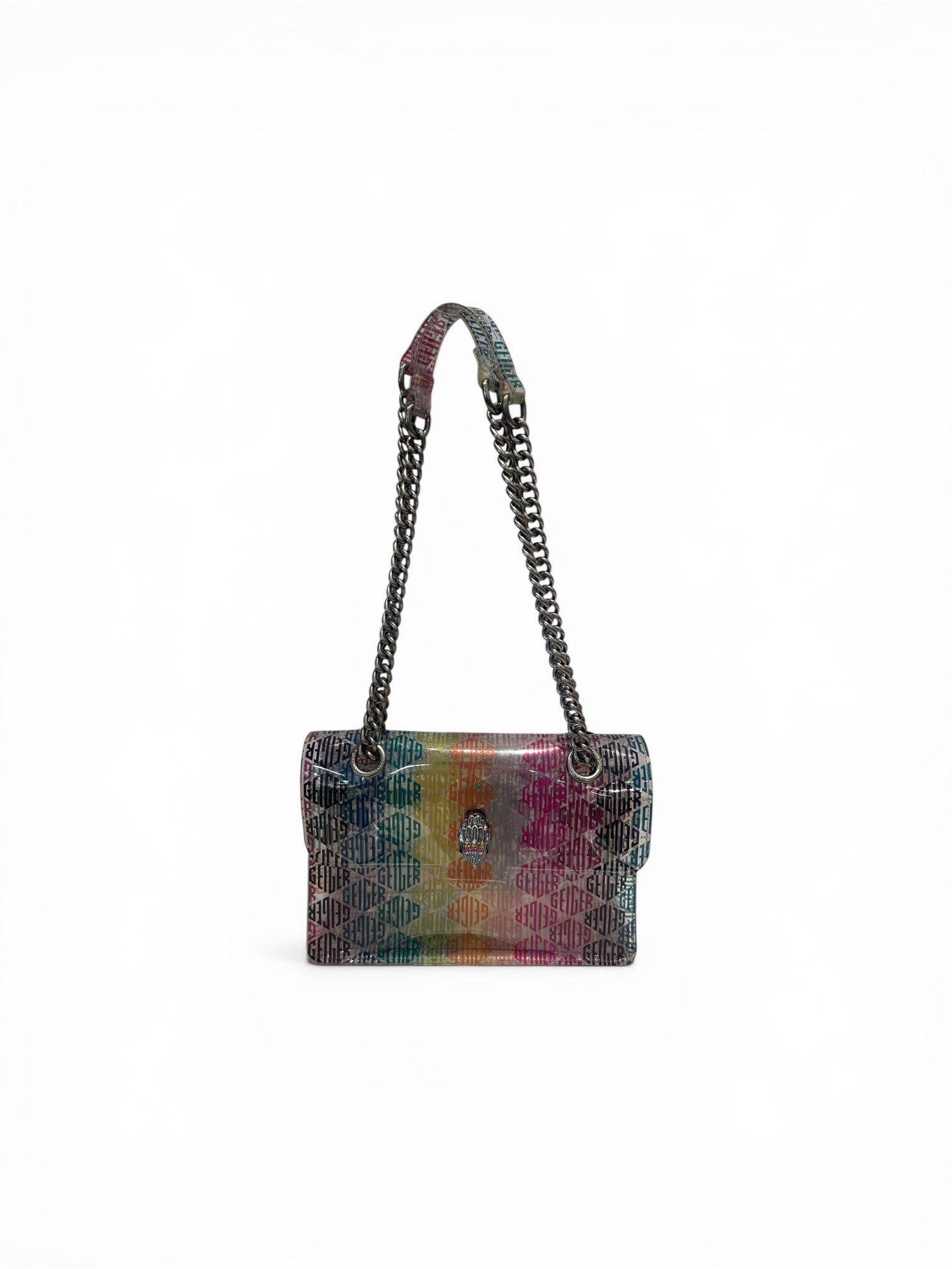 Kurt Geiger/Bag/All Over Print/MLT/Rainbow Kensington Transparent view 1