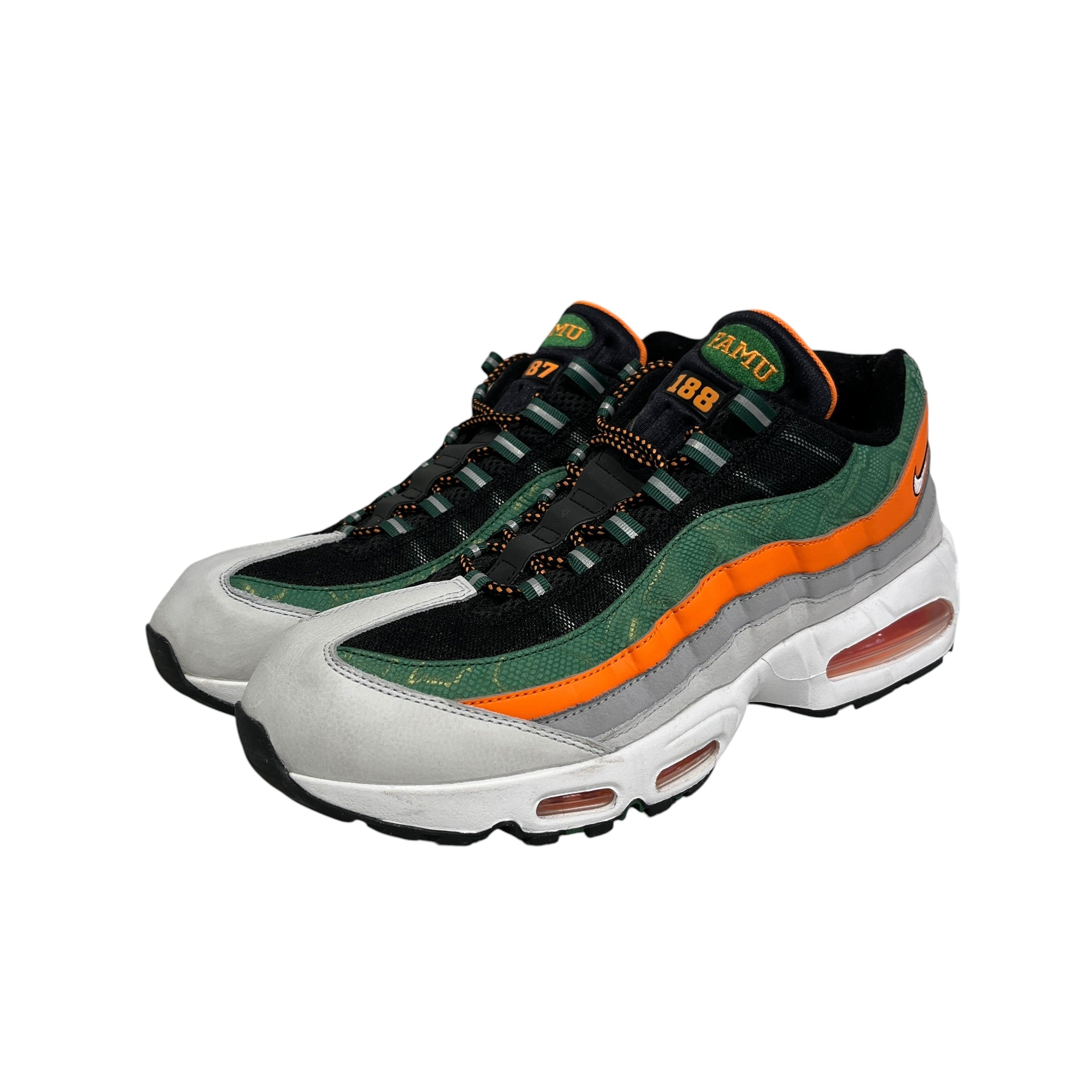 NIKE/Low-Sneakers/US 13/Nylon/GRN/Airmax 95 FAMU view 1