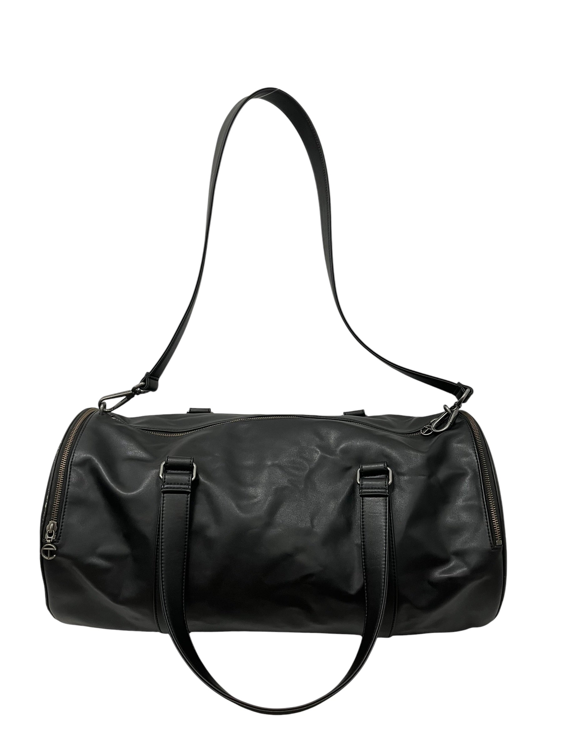 Telfar/Luggage/Faux Leather/BLK/SIDE LOGO DUFFLE BAG LARGE view 1
