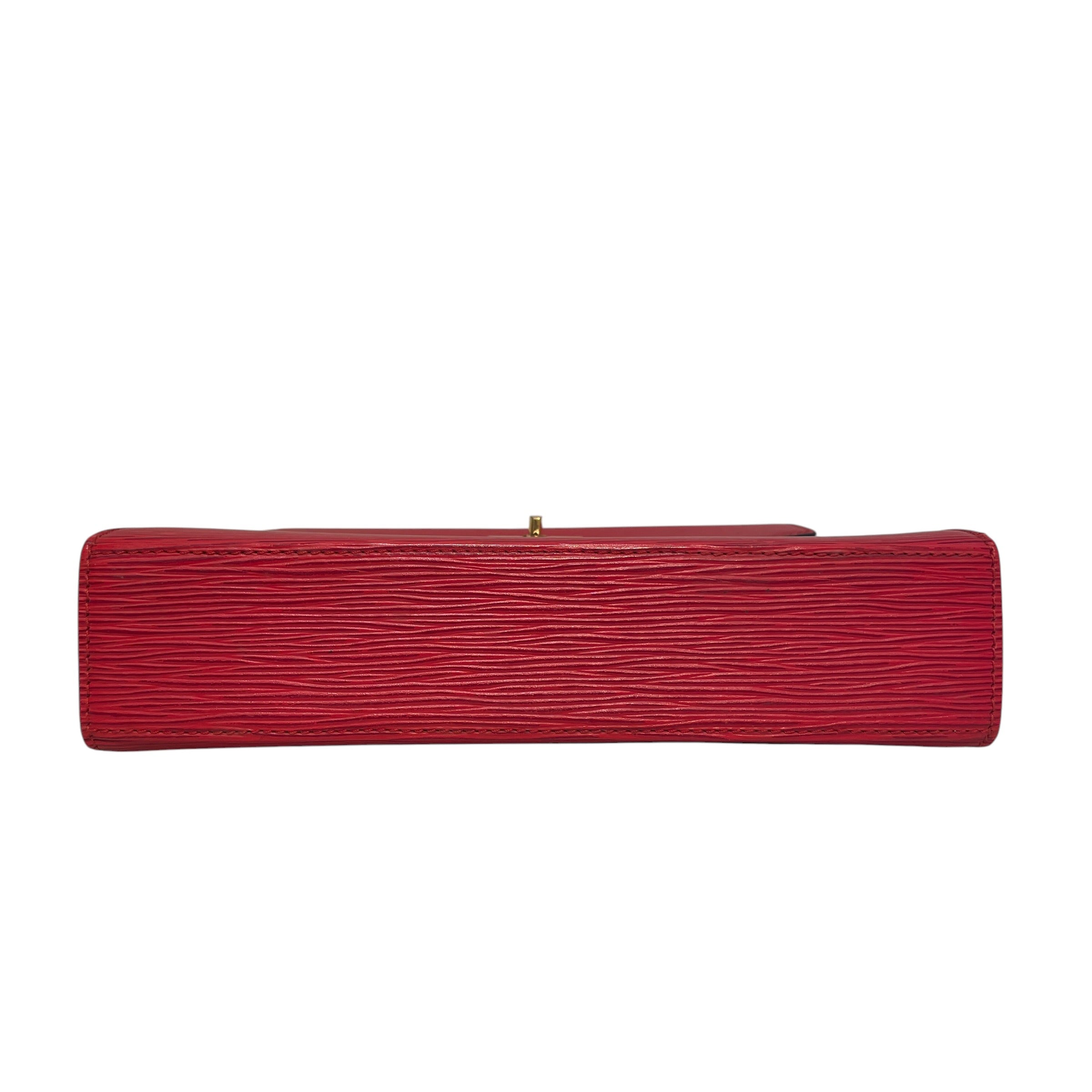 LOUIS VUITTON/Hand Bag/Leather/RED/Epi Malesherbes Handbag view 4