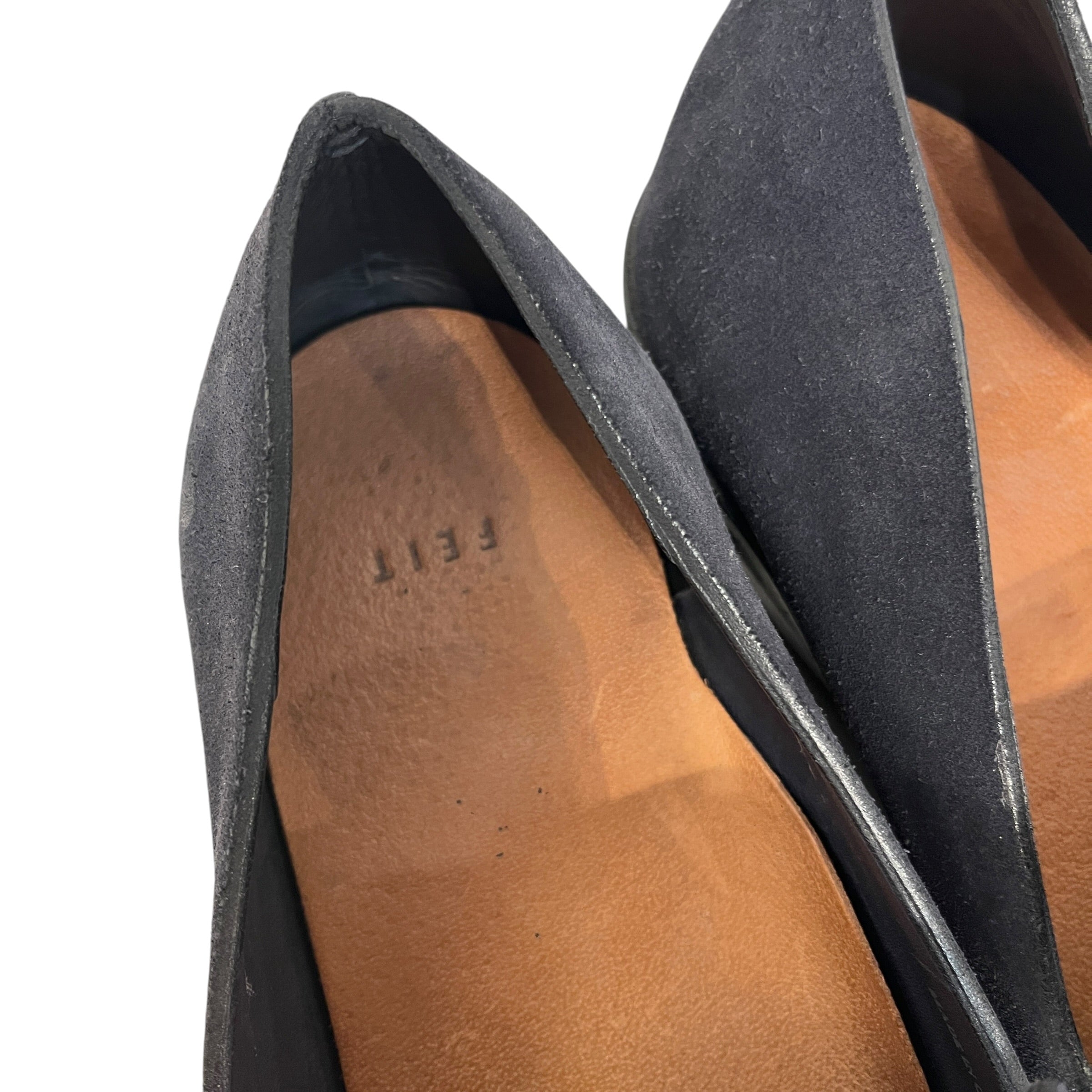 FEIT/Loafers/US 11/Leather/NVY/Suede Leather Blue view 3