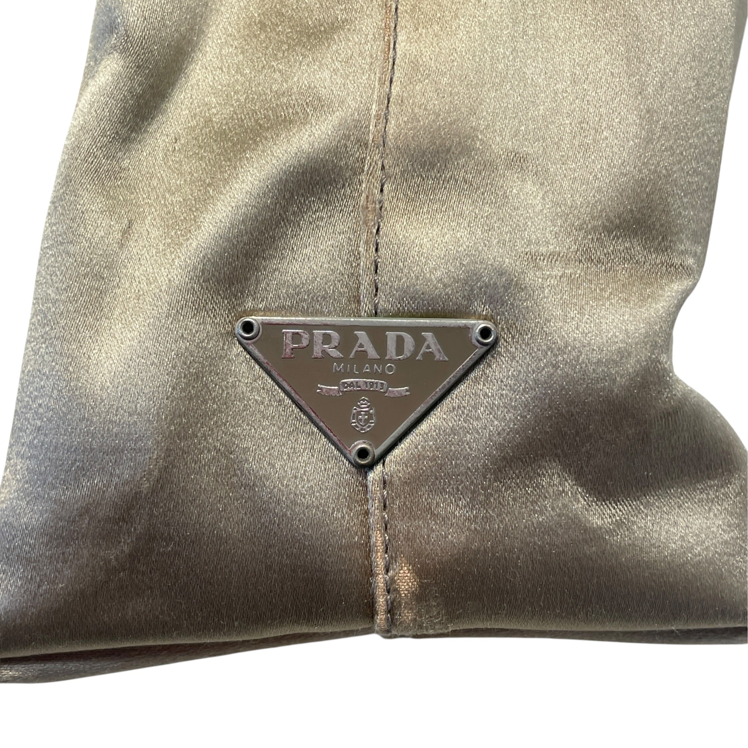 PRADA/Tote Bag/Cotton/BEG/Triangle City Tote view 6