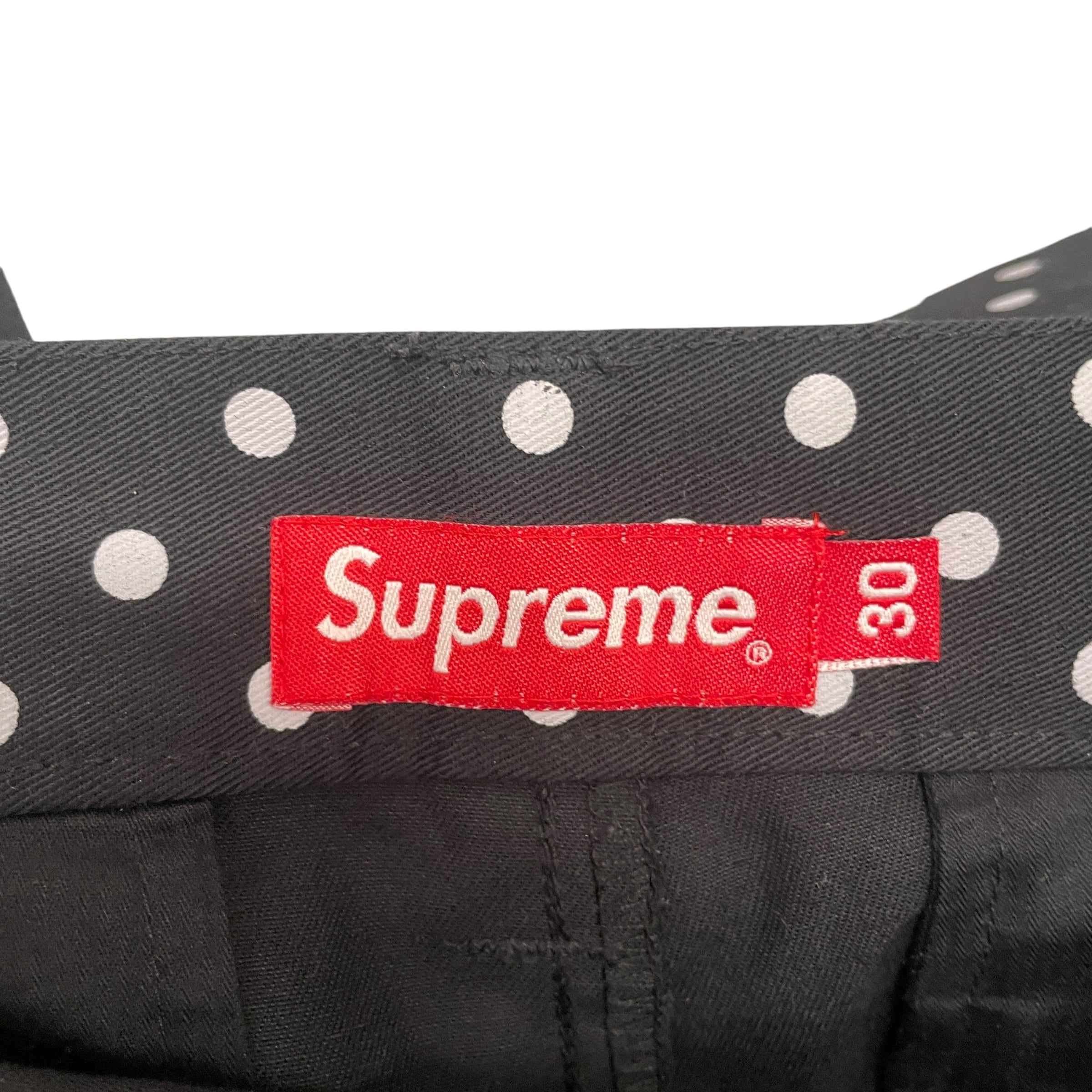 Supreme/Straight Pants/30/Cotton/BLK/Polka Dot/WORK PANTS view 3