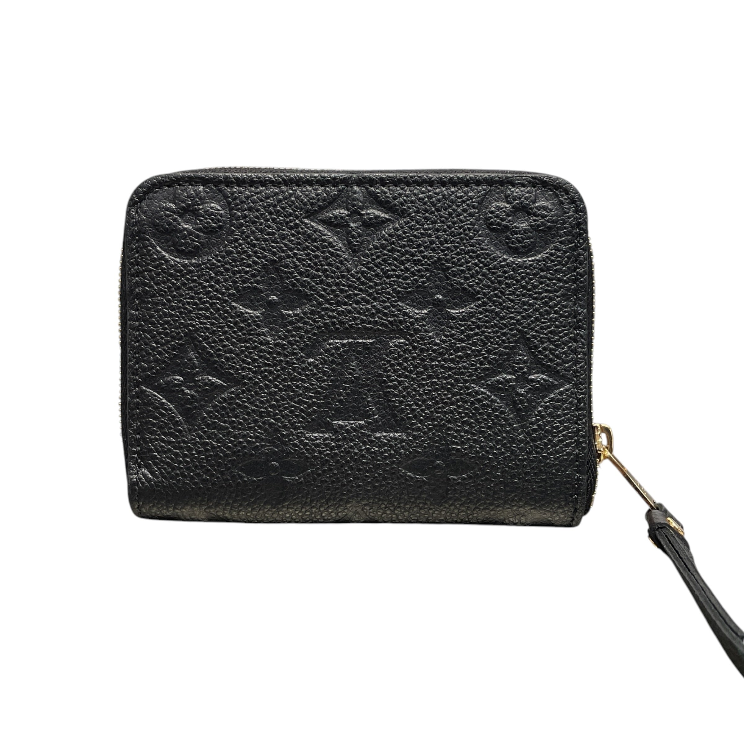LOUIS VUITTON/Coin Wallet/Leather/BLK/Black 2016 Zippy Coin Wallet view 2