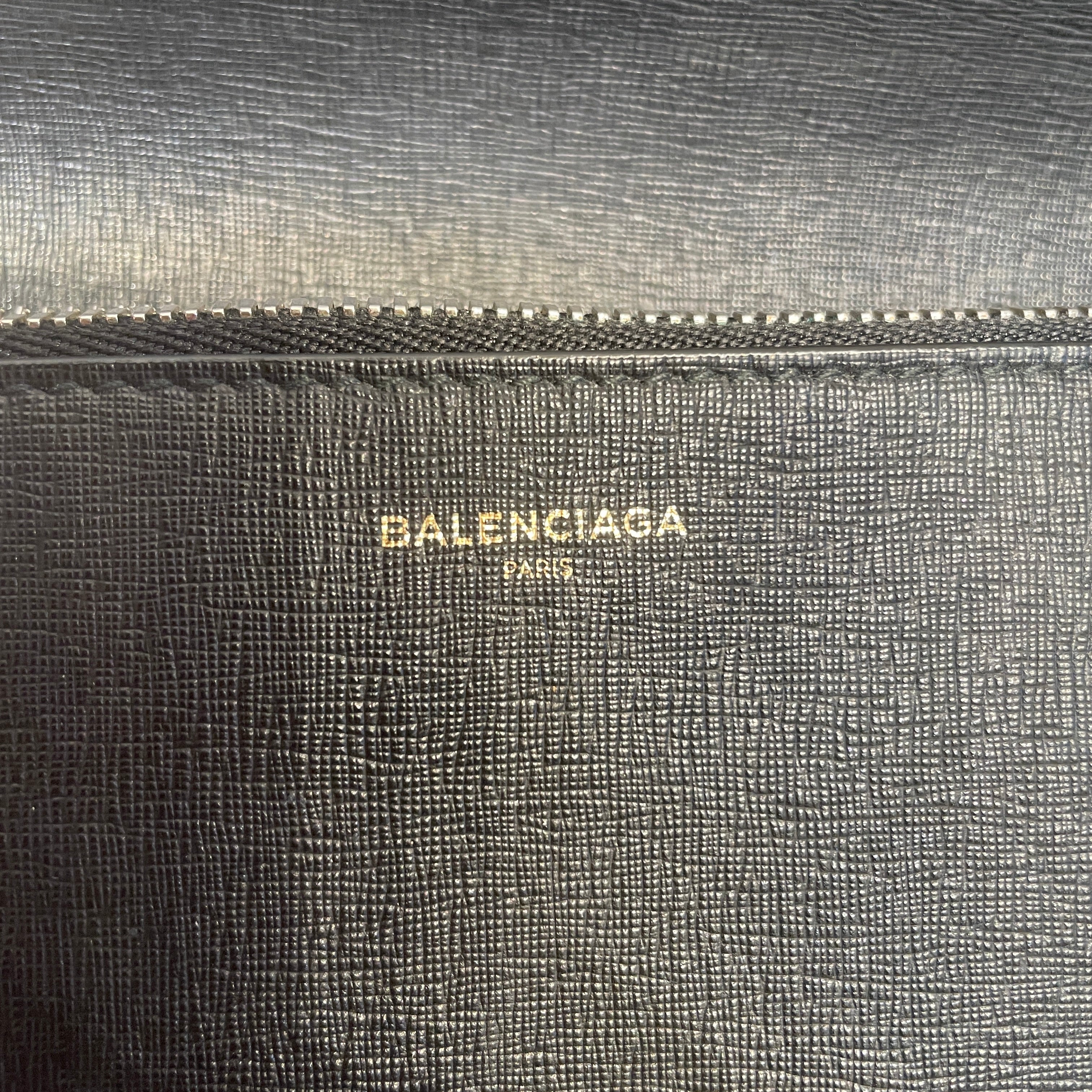 BALENCIAGA/Long Wallet/Leather/BLK/L's/CONTINENTAL ZIP WALLET view 5
