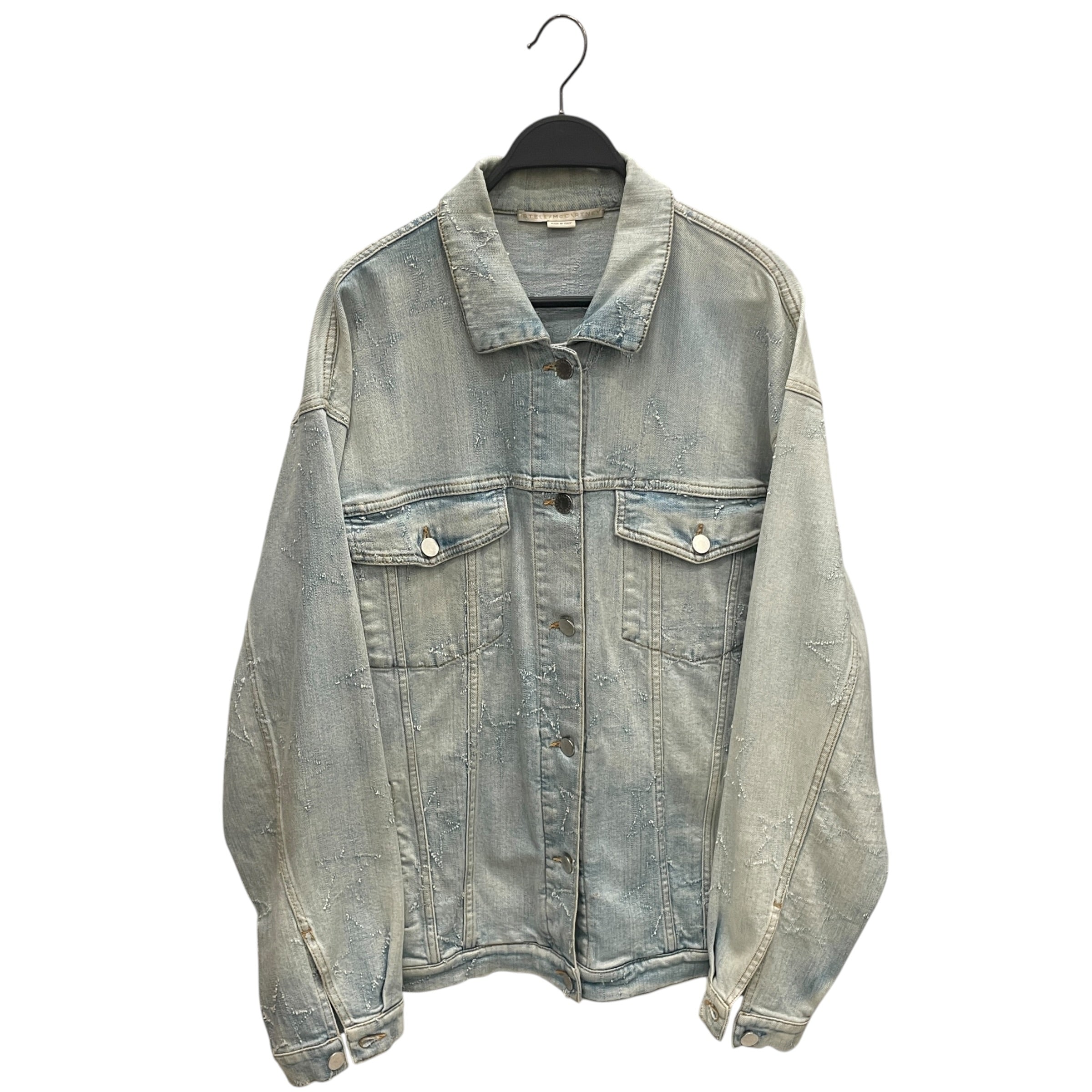 STELLAMcCARTNEY/Denim Jkt/42/Cotton/BLU/LIGHT BLUE/STARS view 1