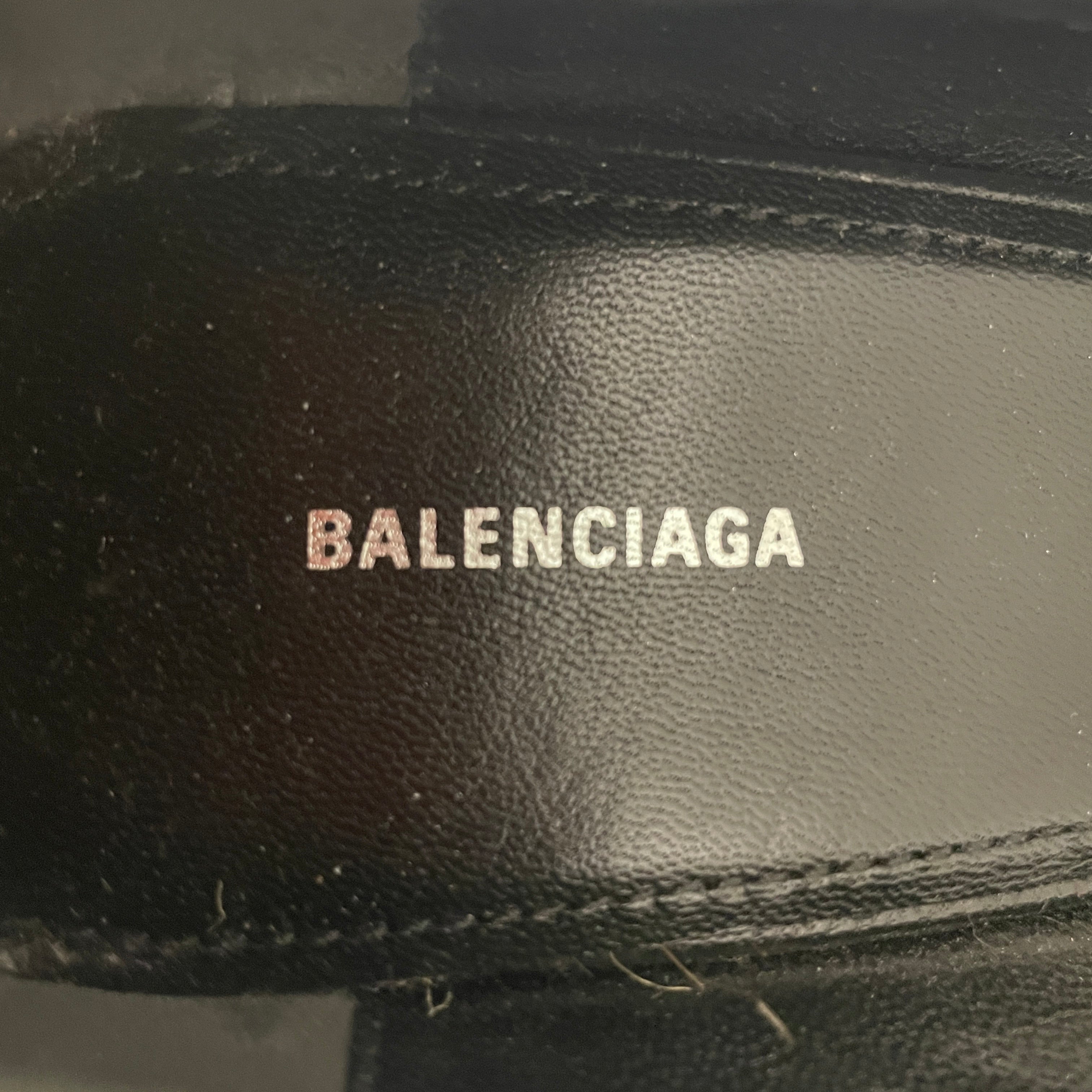 BALENCIAGA/Heels/US 7/Silk/BLK/bi bow txt view 3