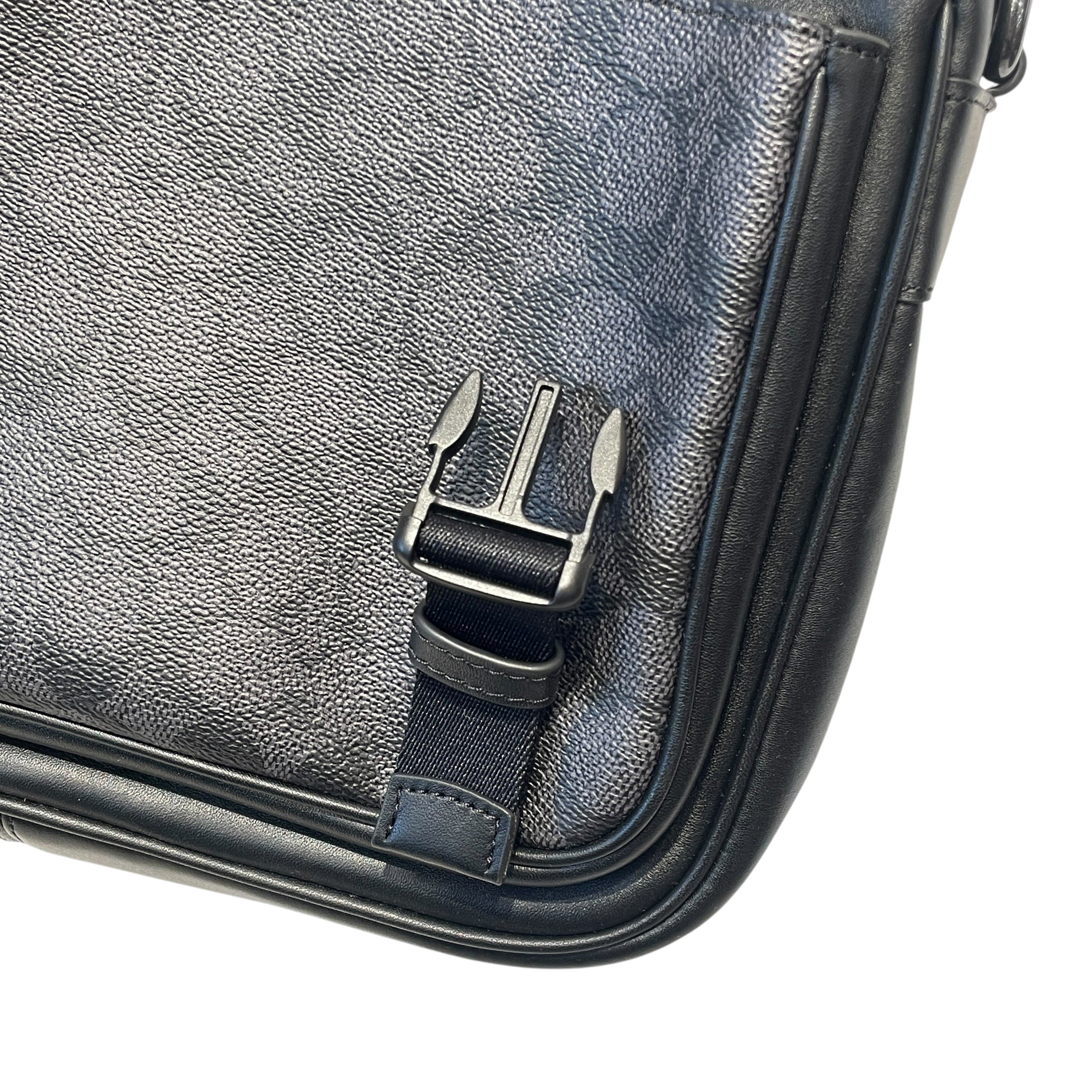 COACH/Bag/Leather/BLK/racer messenger view 7