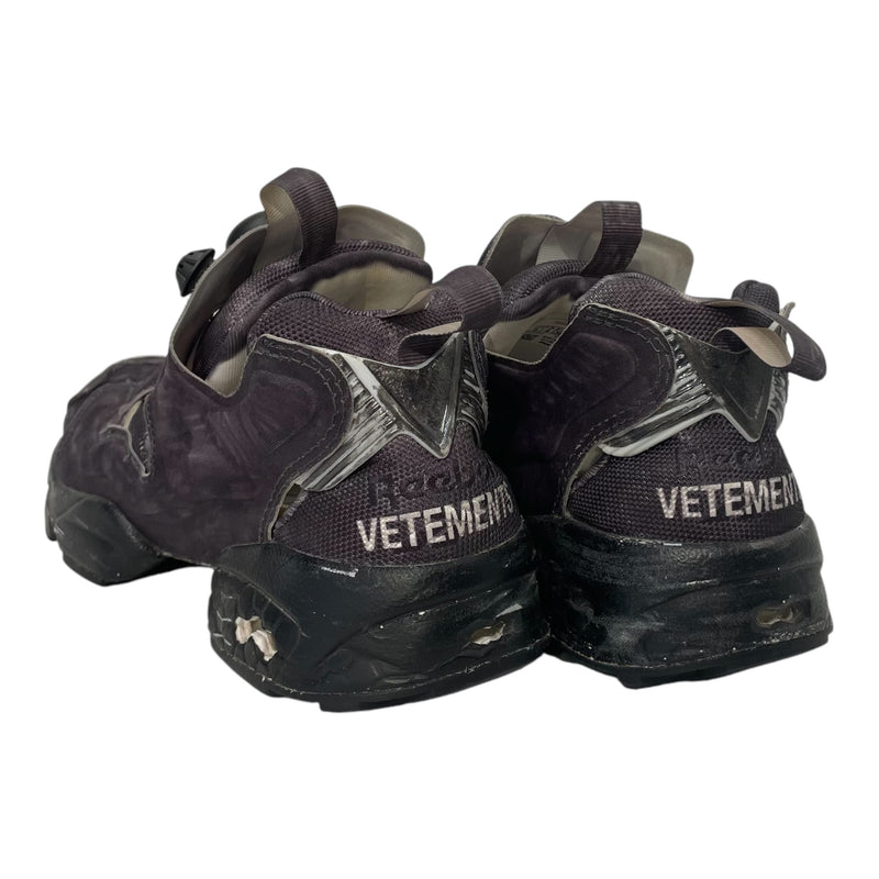 VETEMENTS/Low-Sneakers/US 5/Cotton/BLK/reebok pump