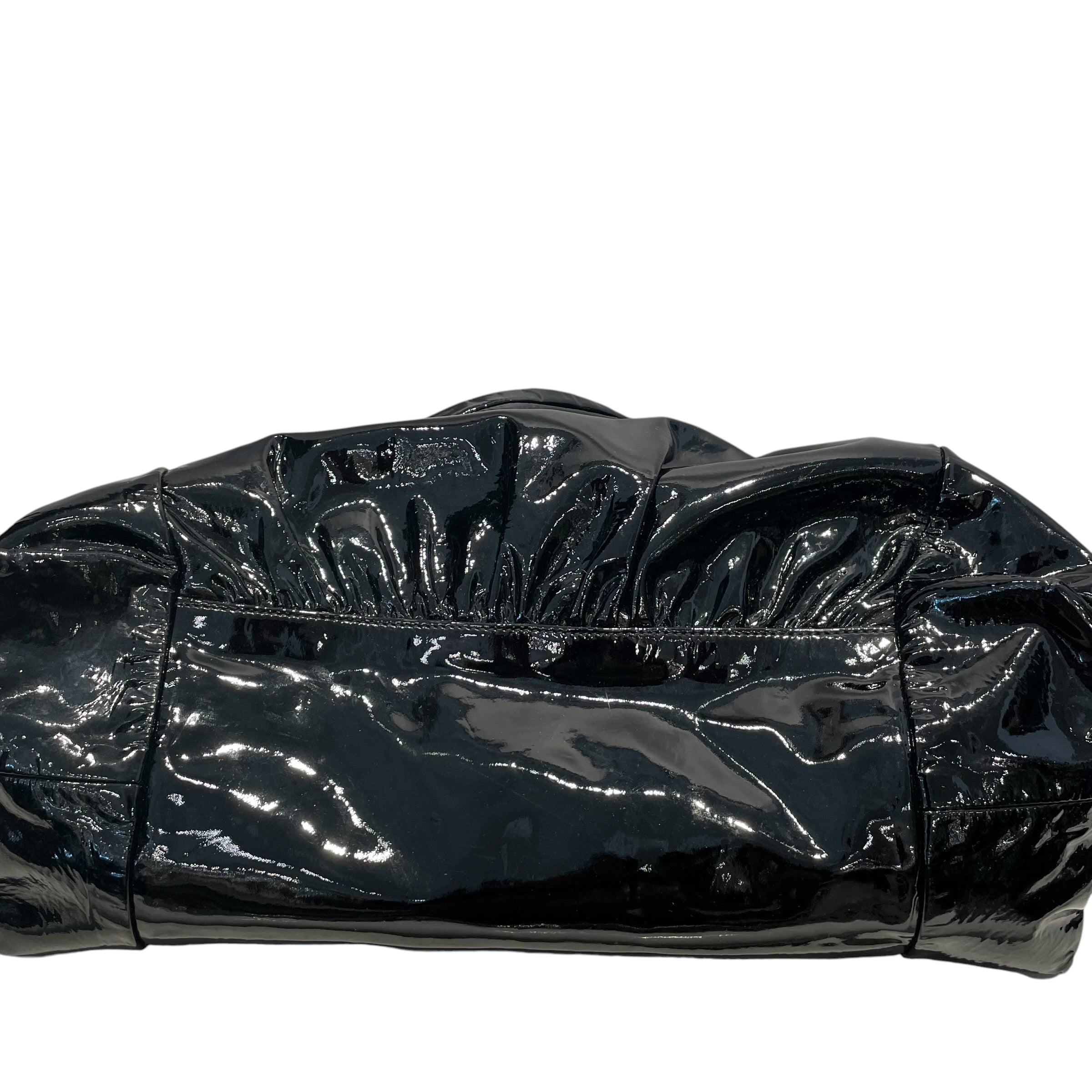 GUCCI/Tote Bag/Leather/BLK/hysteria patent vinyl view 5
